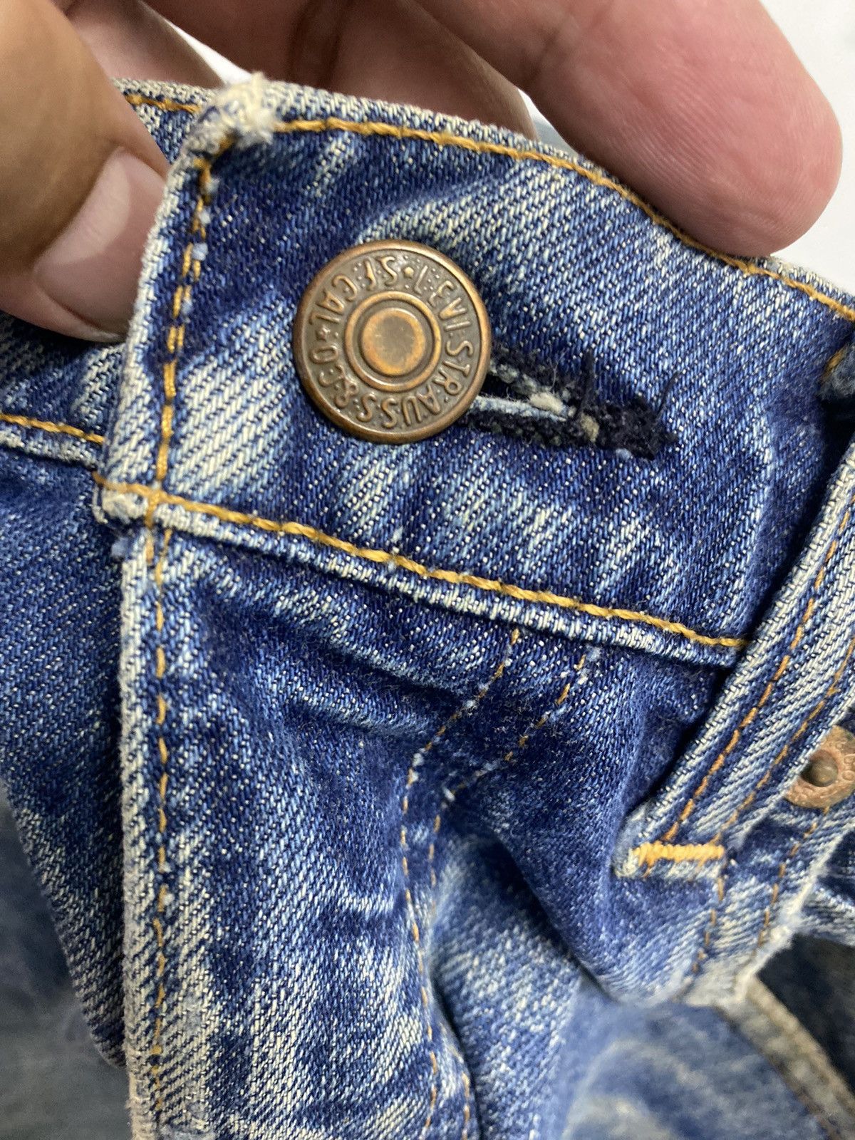 Levi's True Vintage 60s Levis 505 Big E Selvedge Jeans Size US 29 - 10 Thumbnail