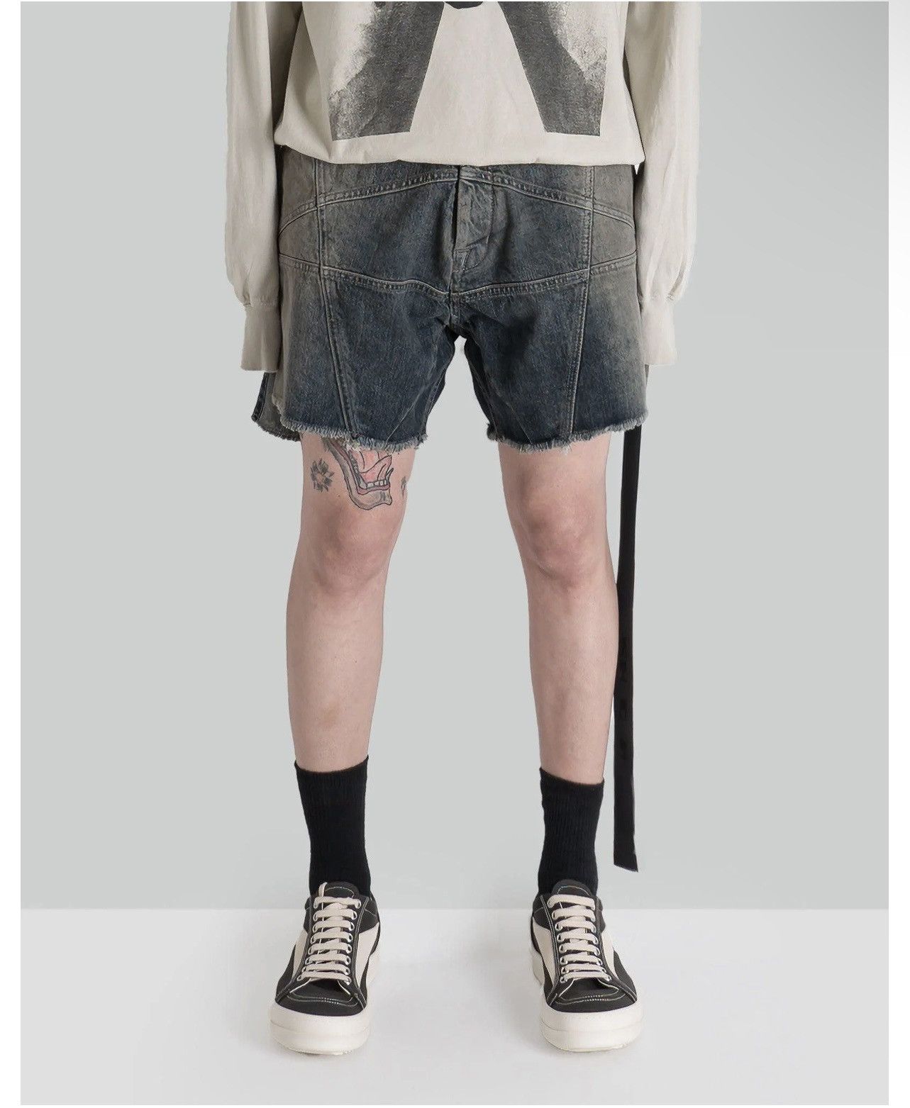 Rick Owens Rick Owens Drkshdw - Degrade Trucker Cut Offs Size US 30 / EU 46 - 22 Thumbnail