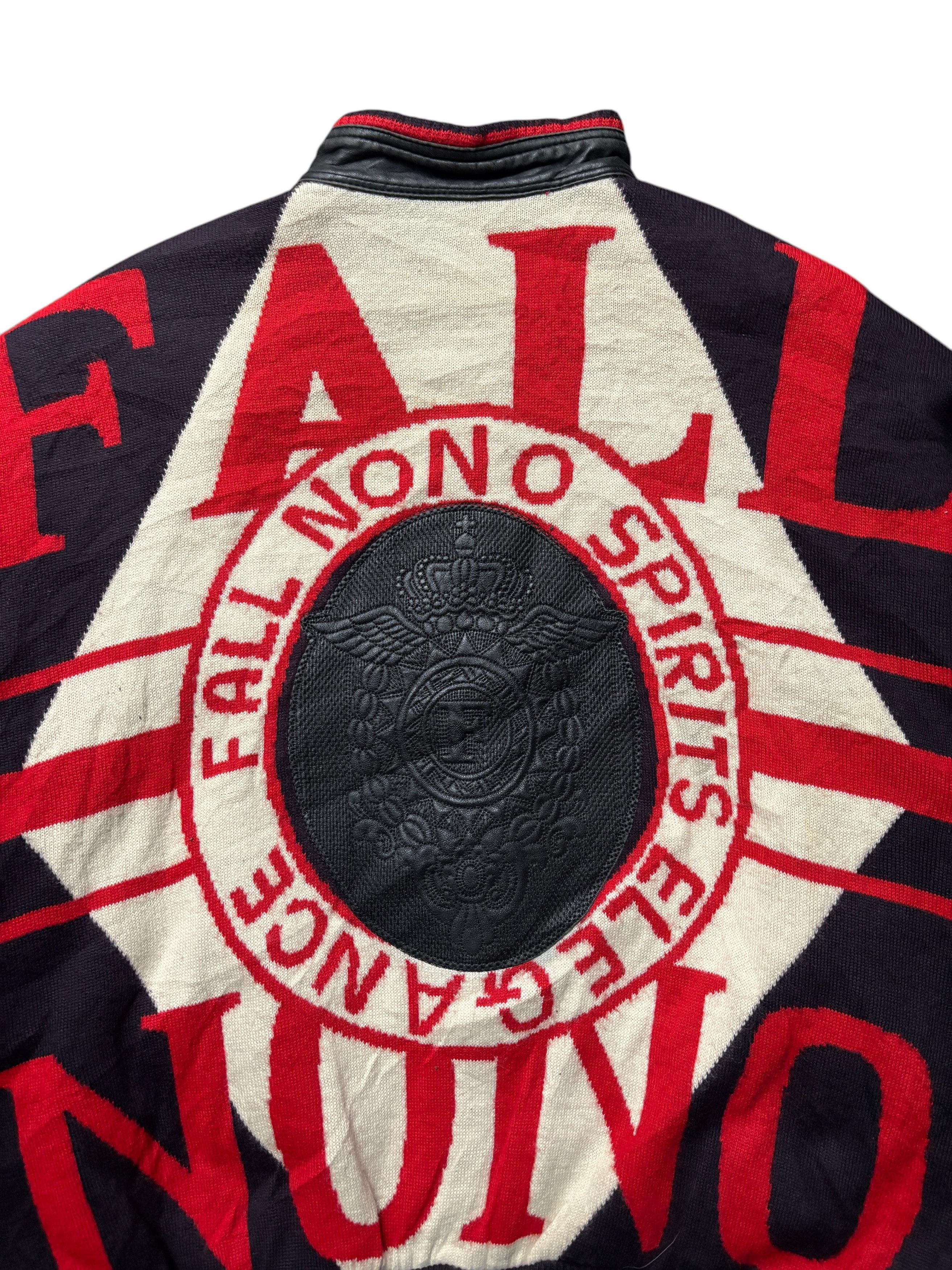 Vintage Vtg Varsity woll leather Oillio Fall Nono Spirits Elegance Size US M / EU 48-50 / 2 - 5 Thumbnail
