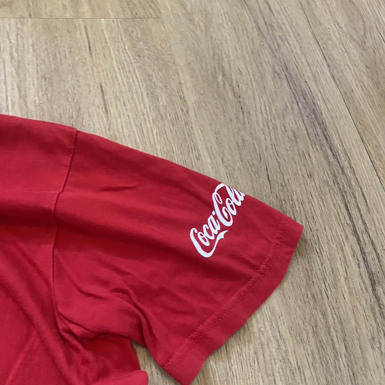 Coca Cola Coca-Cola red cotton t-shirt T-shirt Big Print Drink Size US S / EU 44-46 / 1 - 6 Thumbnail