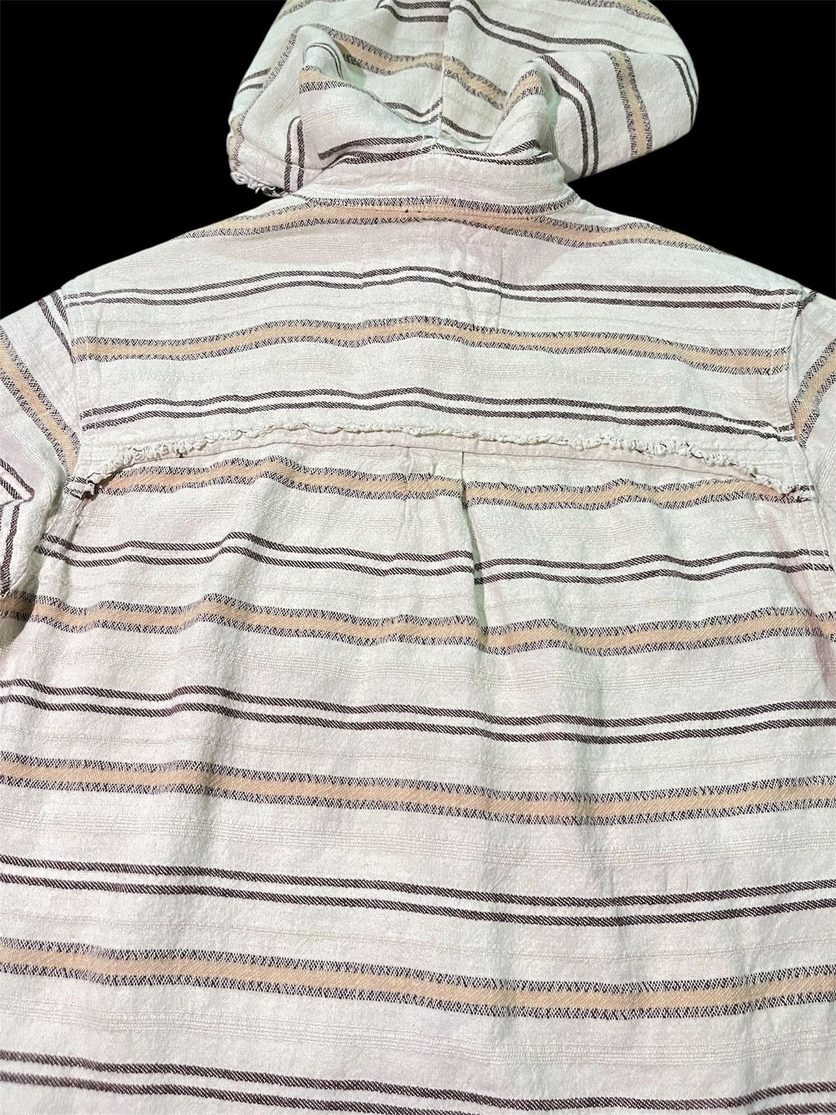 Le Grande Bleu (L.G.B.) Japanese Goa flanel hoodie punk style Size US M / EU 48-50 / 2 - 8 Thumbnail