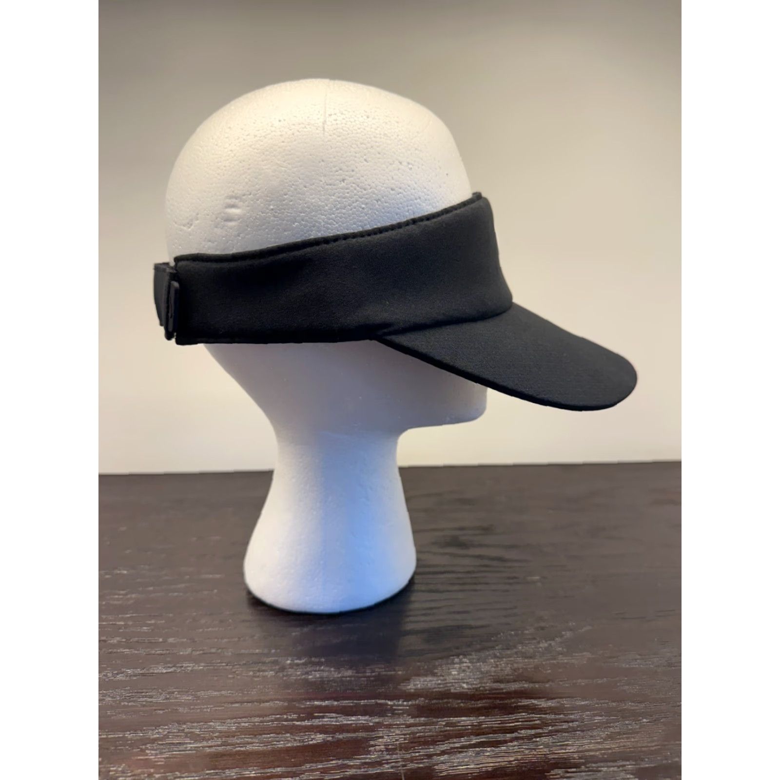 Nike Nike Hat One Size Black Dri-Fit Visor Tennis Strapback Swoosh Resort Mens Size ONE SIZE - 3 Thumbnail