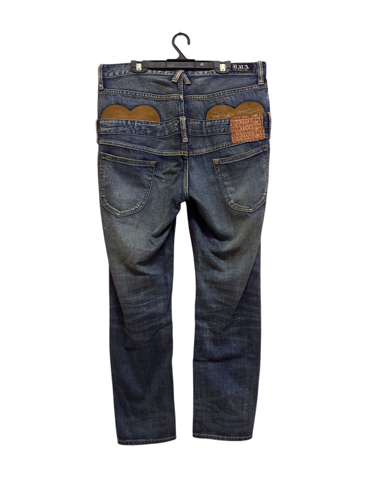 Japanese Brand RNA Inc. Seditionaries Japanese Designer Double Waist Jeans Size US 32 / EU 48 - 2 Thumbnail