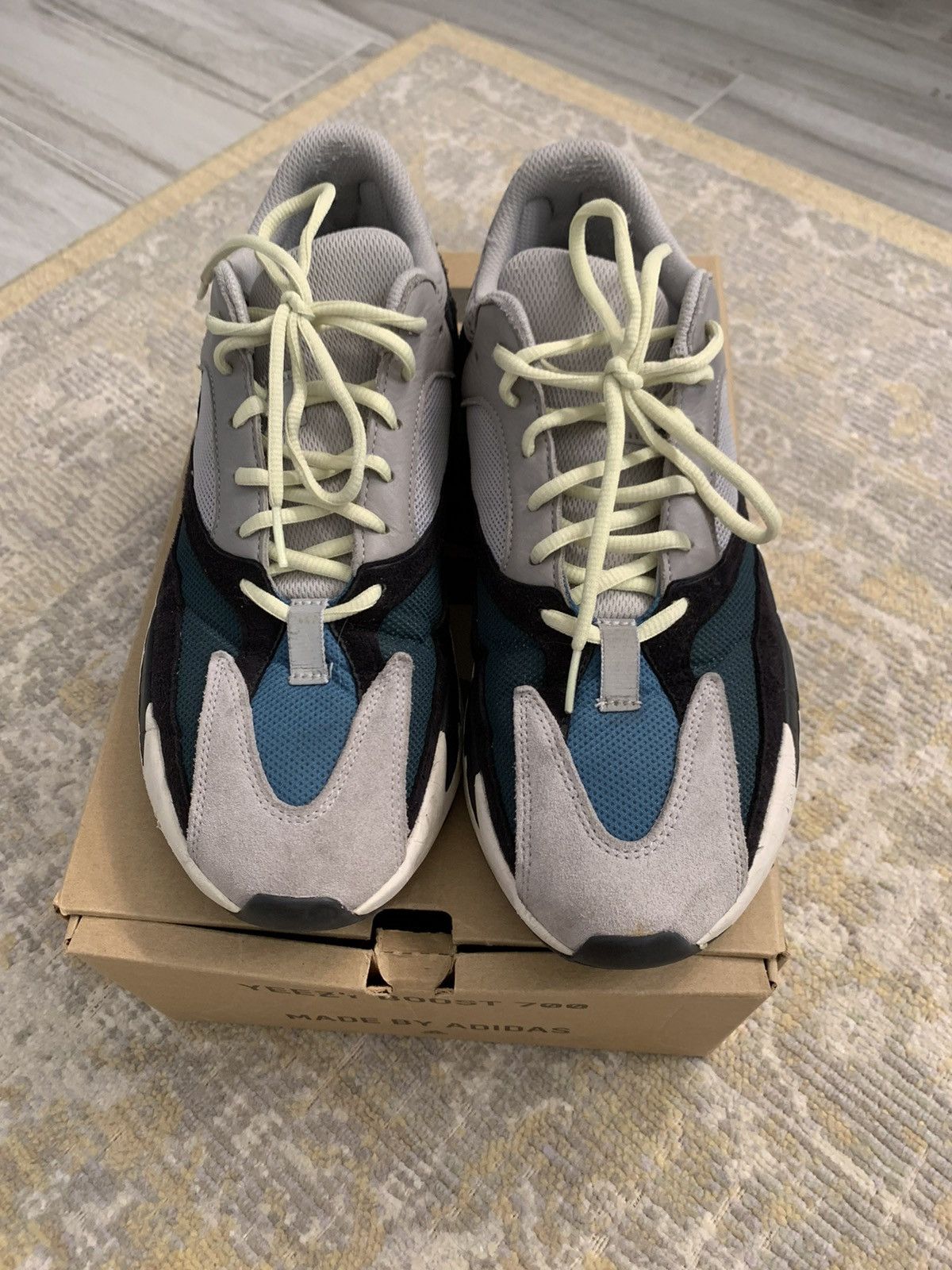 Adidas × Kanye West adidas Yeezy Boost 700 Wave Runner (2017/2023) Size US 12 / EU 45 - 8 Thumbnail