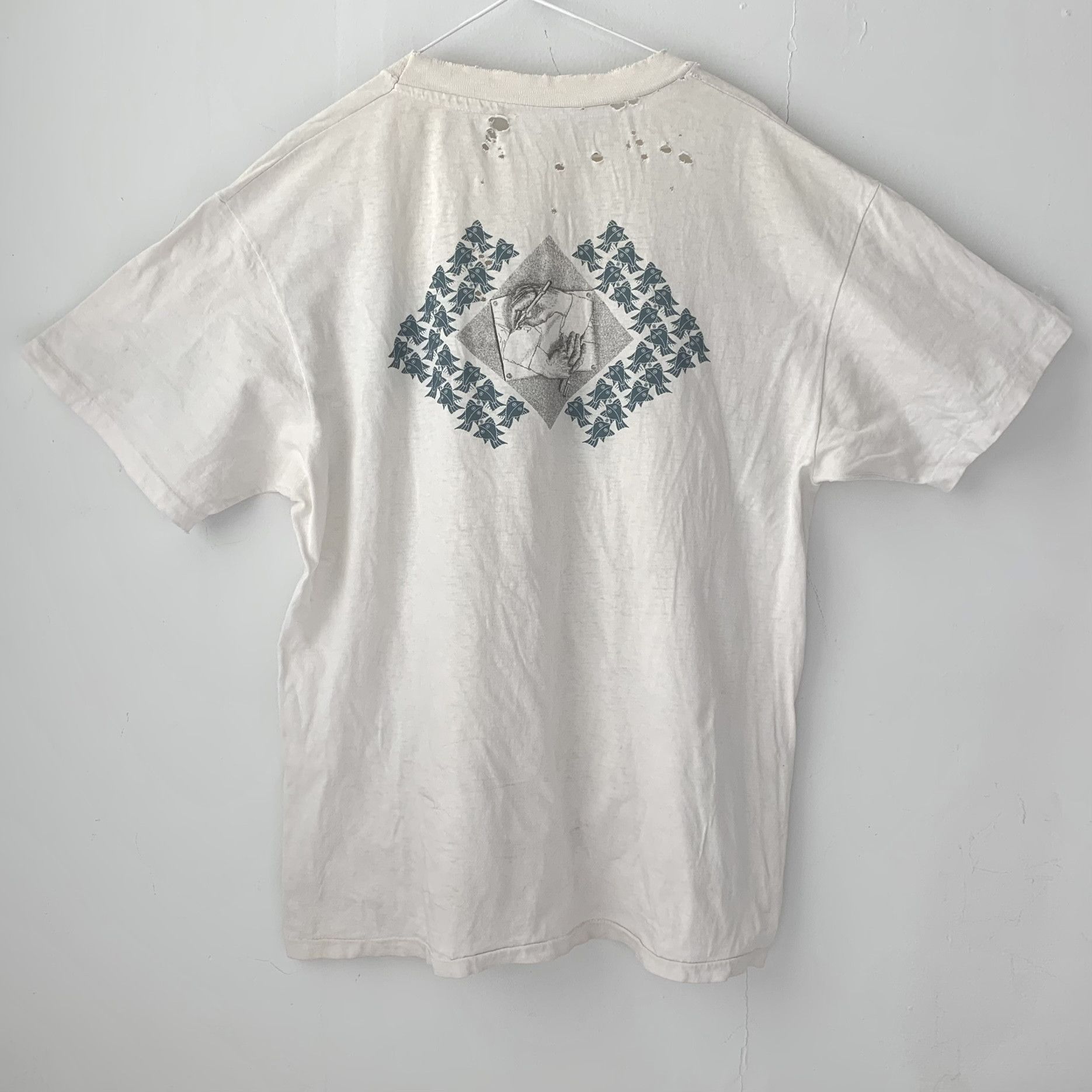 Other vintage ‘90s single stitch rare M.C. Escher print t-shirt Size US M / EU 48-50 / 2 - 9 Thumbnail