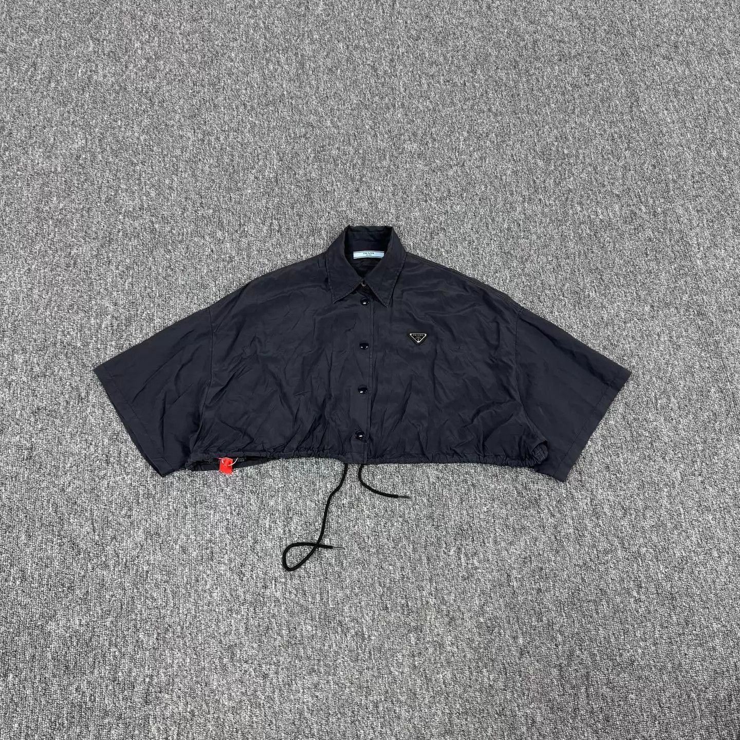 Prada Prada logo color blocked short shirt-jacket 40 Size S / US 4 / IT 40 - 1 Thumbnail