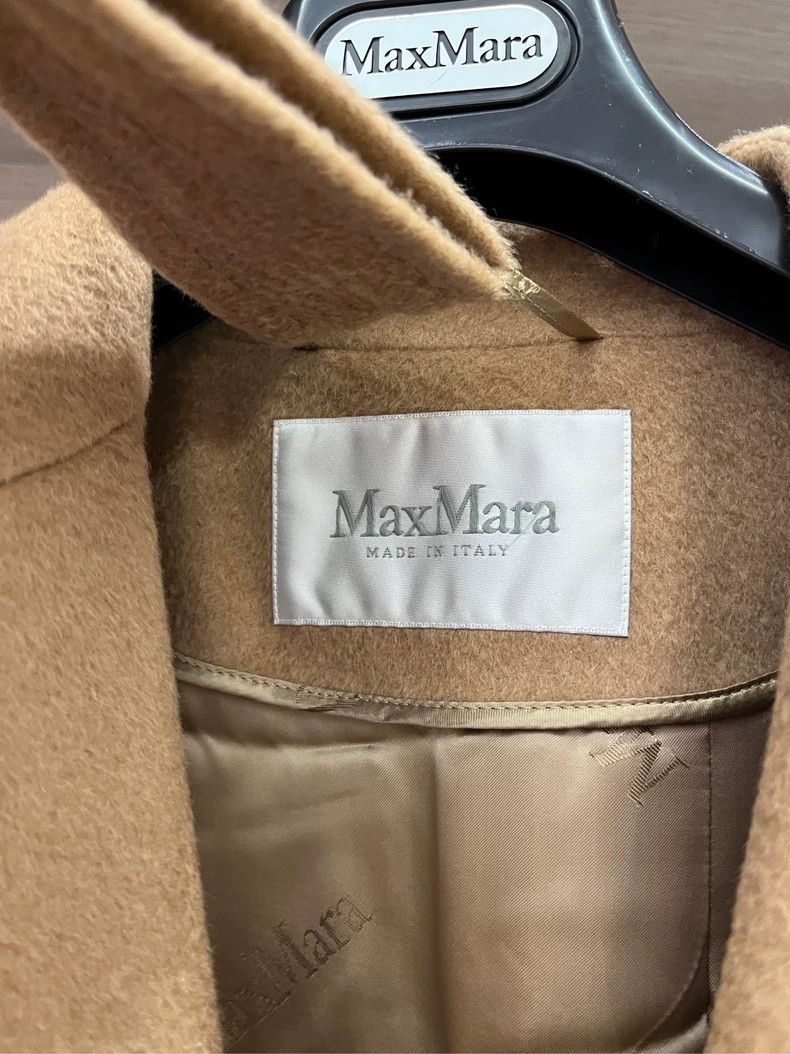 Max Mara Max Mara Camel hair classic long lace-up coat Size S / US 4 / IT 40 - 6 Thumbnail