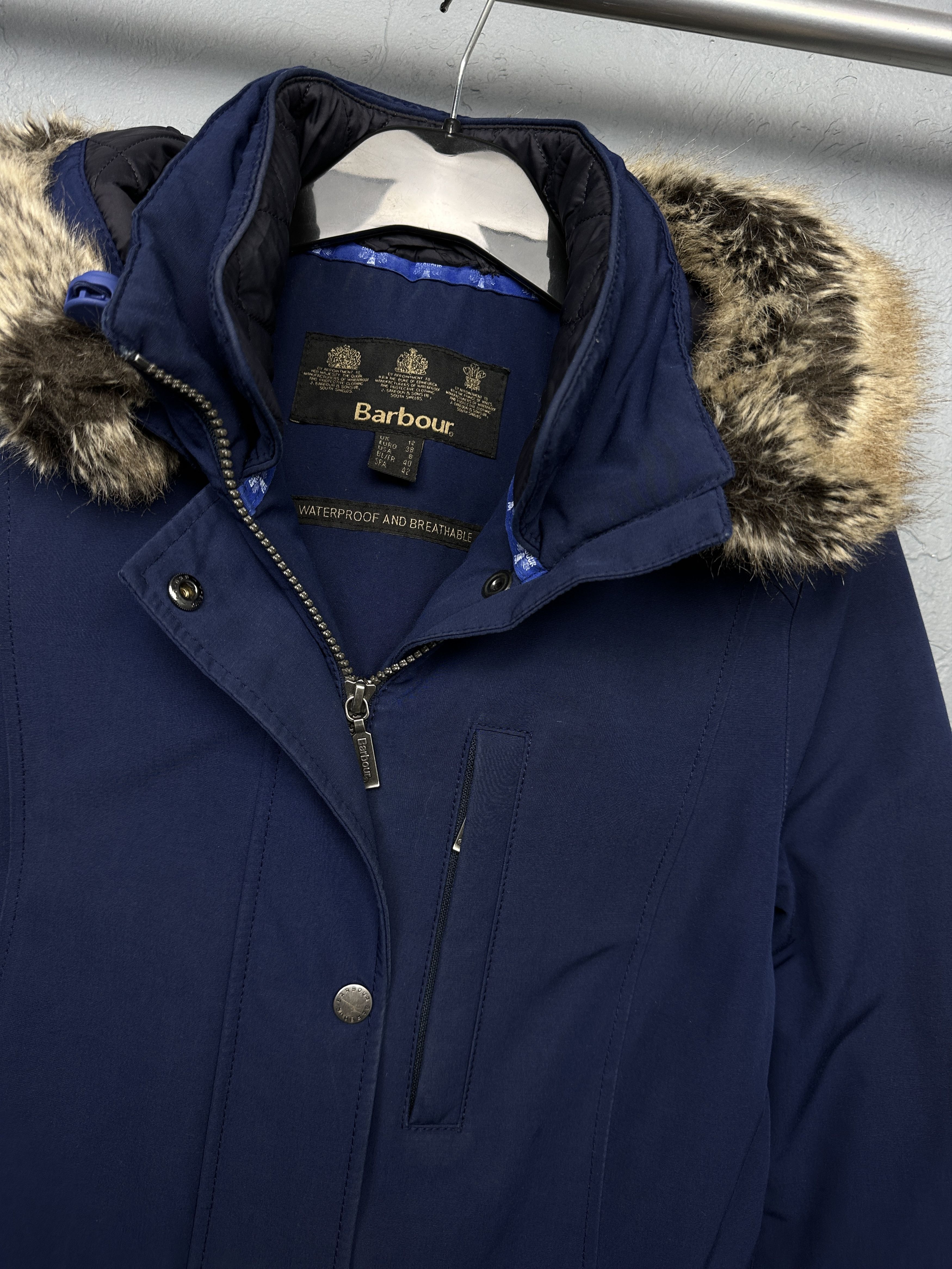 Barbour Barbour Womens Elper Parka Jacket Size M / US 6-8 / IT 42-44 - 2 Thumbnail