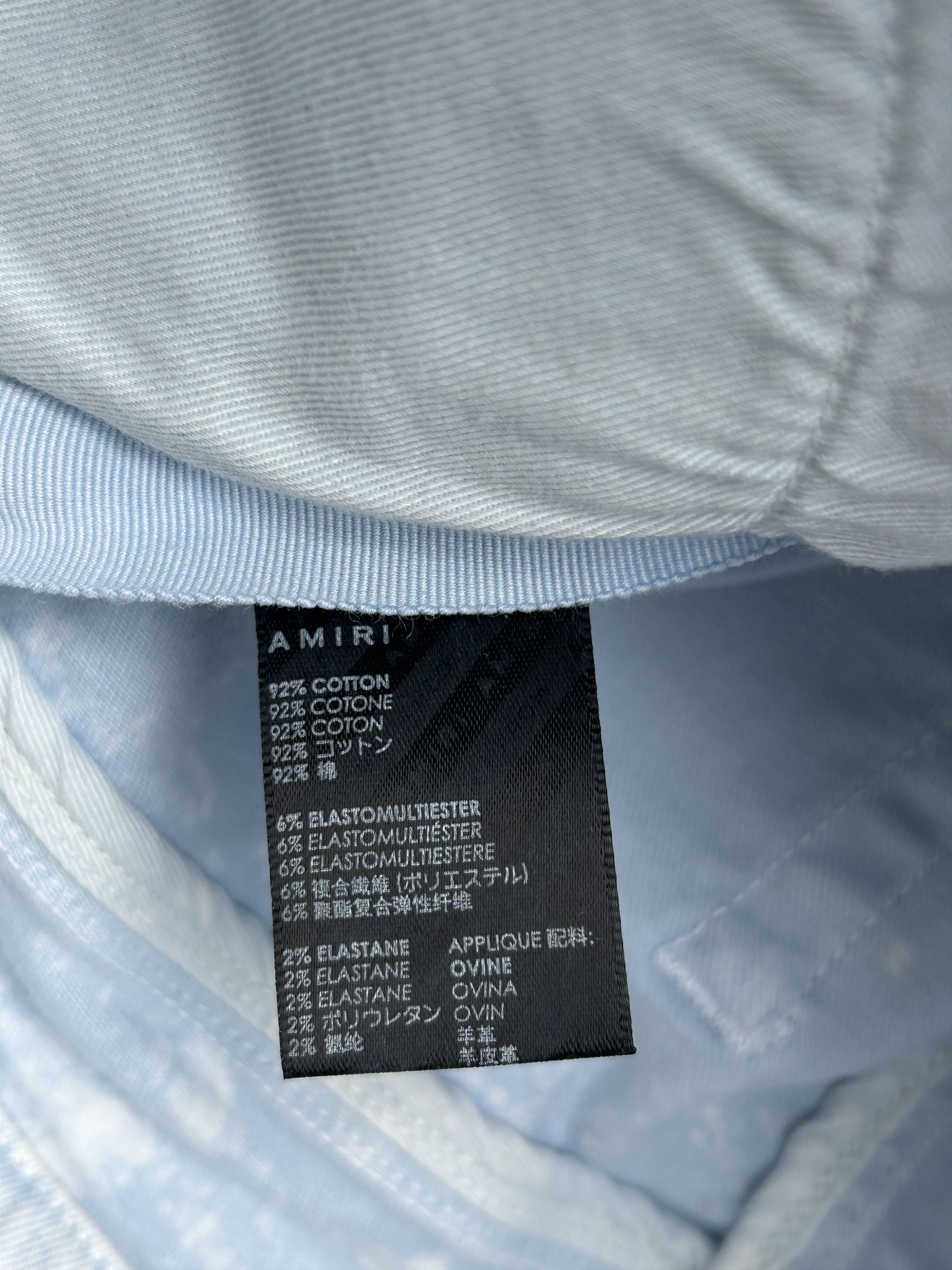 Amiri Amiri Mineral Wash Blue Patch MX1 Jeans Size US 32 / EU 48 - 3 Thumbnail