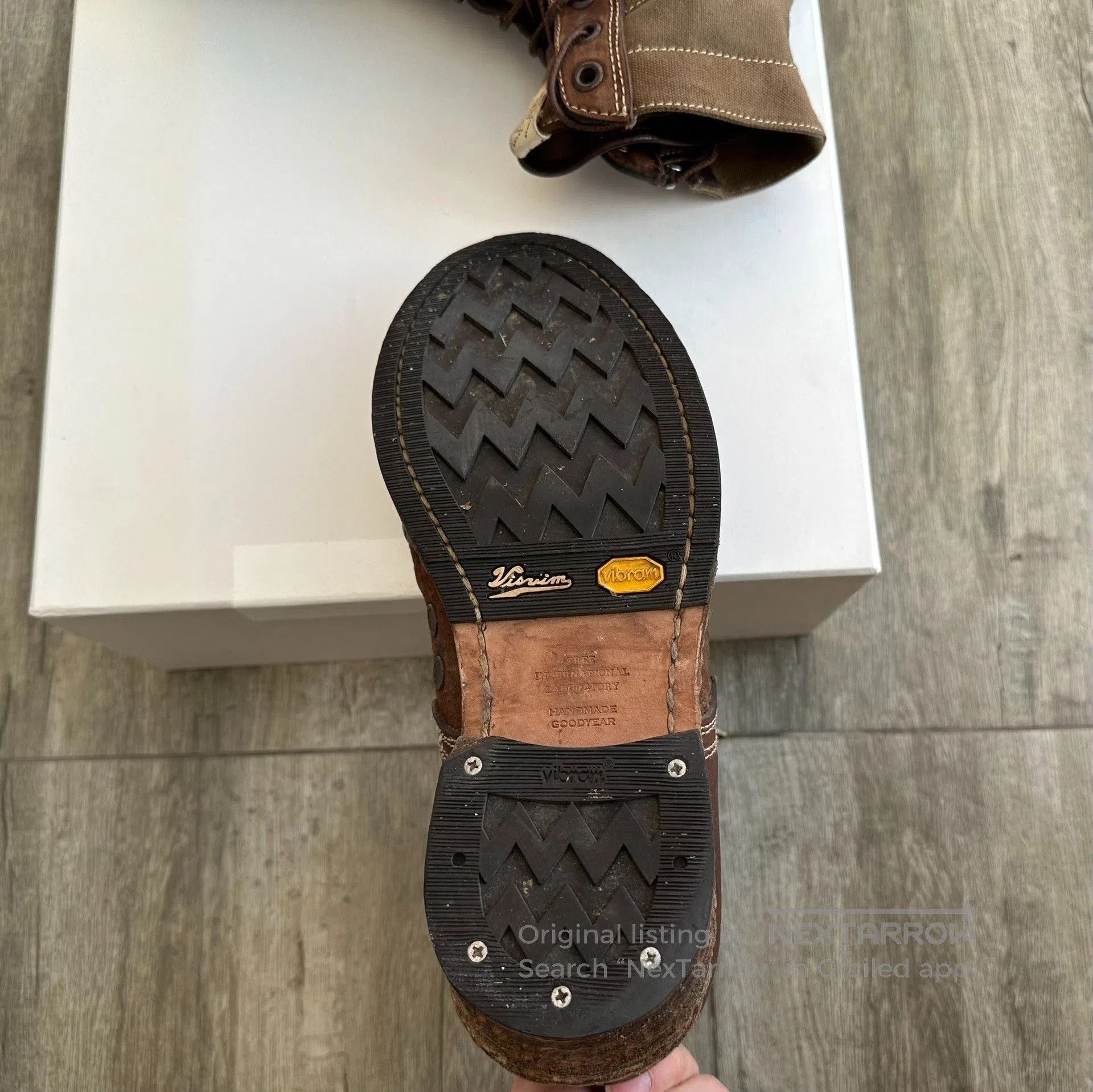 Visvim visvim 7 hole folk boots khaki color. Size US 9 / EU 42 - 4 Thumbnail