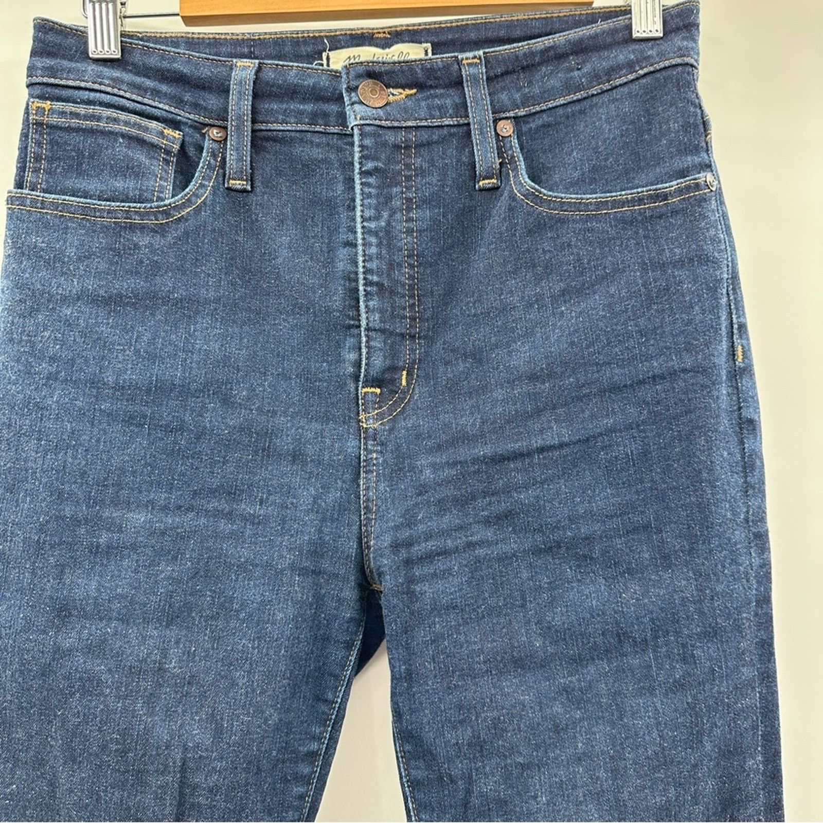 Madewell Madewell Curvy High-Rise Skinny Jeans in Lucille Wash Size 28" / US 6 / IT 42 - 2 Thumbnail