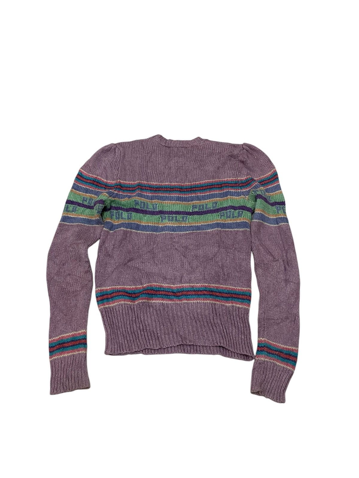 Polo Ralph Lauren × Ralph Lauren × Vintage Polo Ralph Lauren Spell Out Knitwear Size US S / EU 44-46 / 1 - 5 Thumbnail