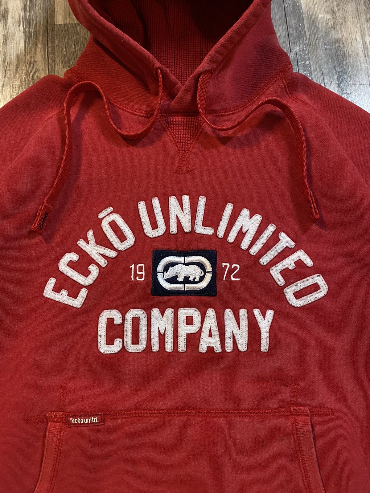 Ecko Unltd. Vintage Y2K Ecko Unltd Rhino Brand Logo Hoodie Size US M / EU 48-50 / 2 - 2 Thumbnail
