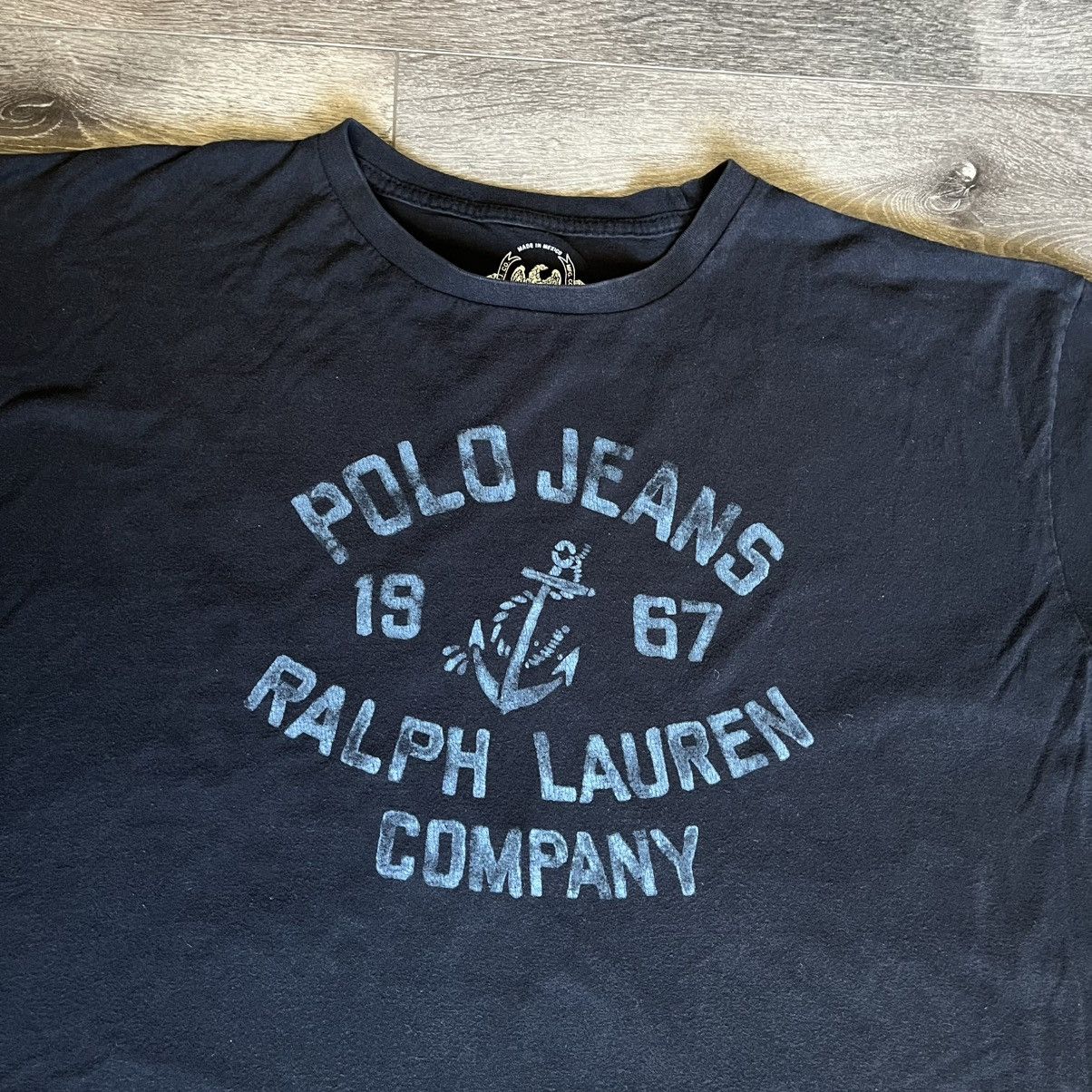 Polo Ralph Lauren Vintage 2000s Polo Jeans Ralph Lauren Company Logo Tee Shirt Size US L / EU 52-54 / 3 - 3 Thumbnail