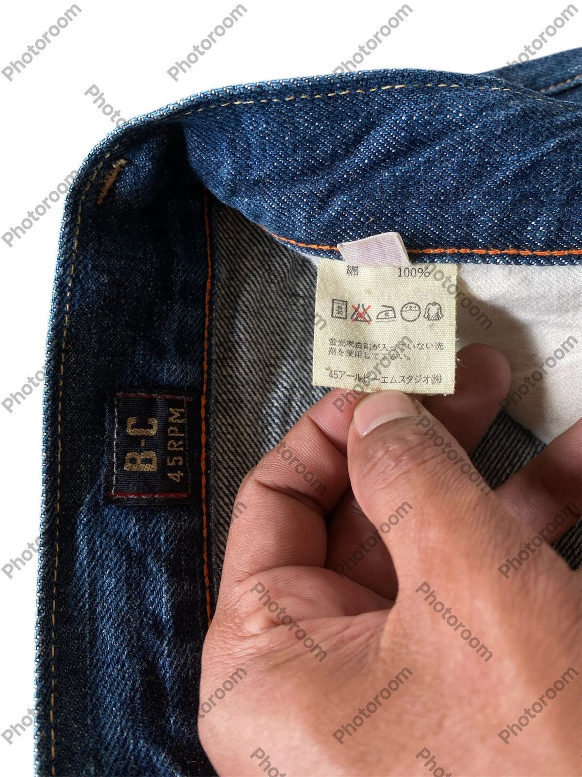 45rpm × Japanese Brand × Vintage 🔥Bidding🔥Baggy Jeans Japanese 45RPM Studio Vintage 90s Denim Size US 28 / EU 44 - 6 Thumbnail