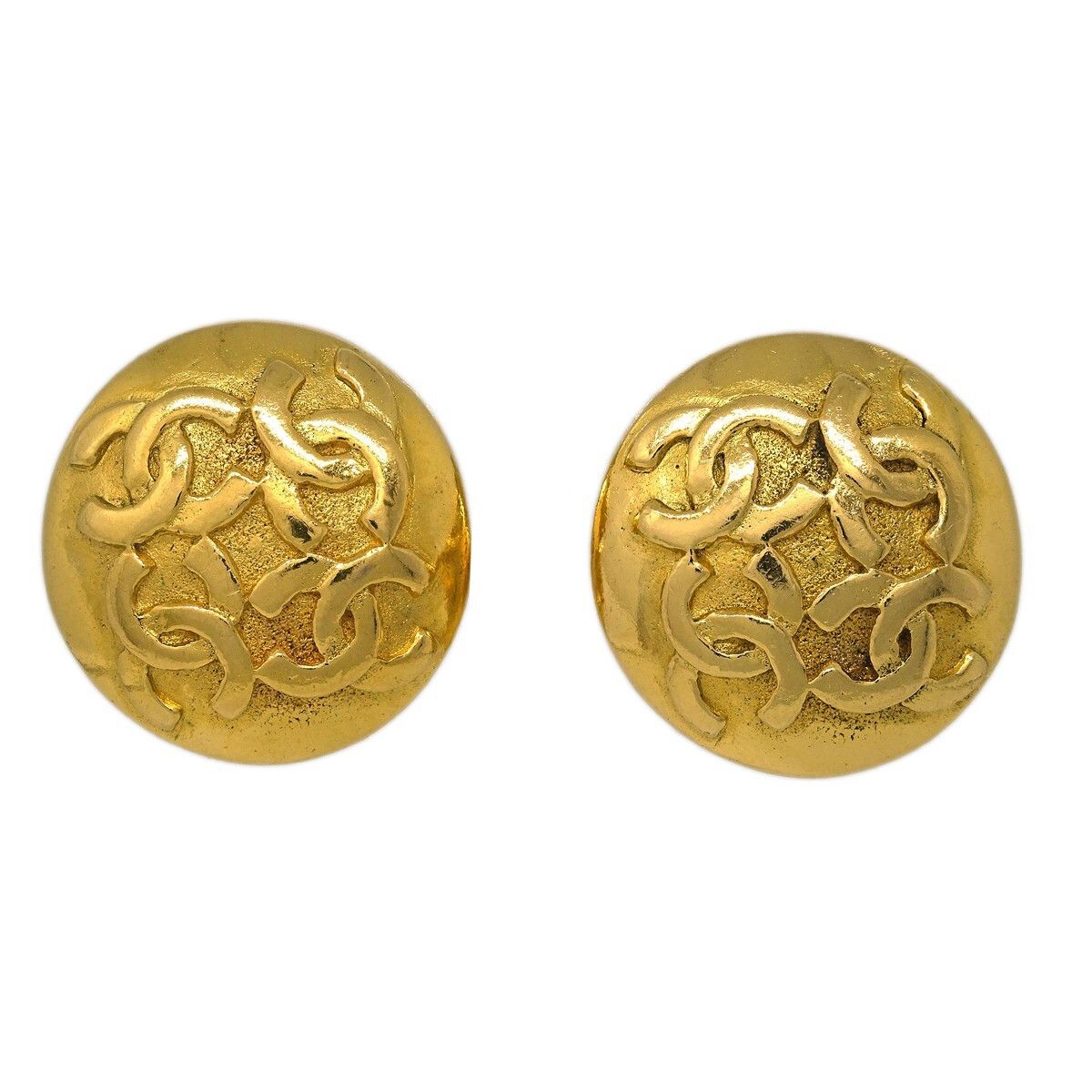 Chanel Chanel CC Round Earrings Metal Size ONE SIZE - 1 Thumbnail
