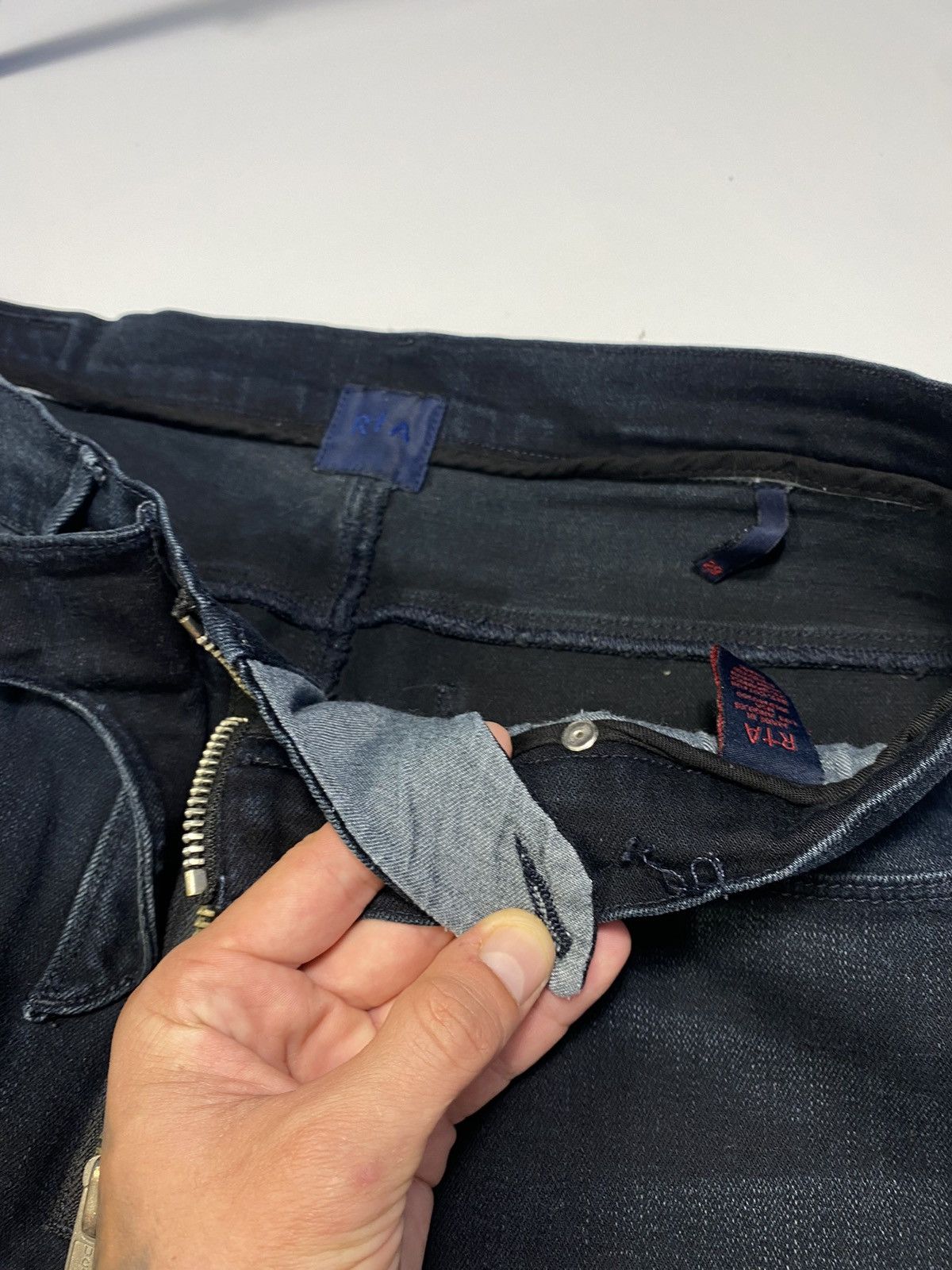 Rta Rta Small Black Spell Navy Denim Skinny Jeans Size 30 Size US 30 / EU 46 - 9 Thumbnail