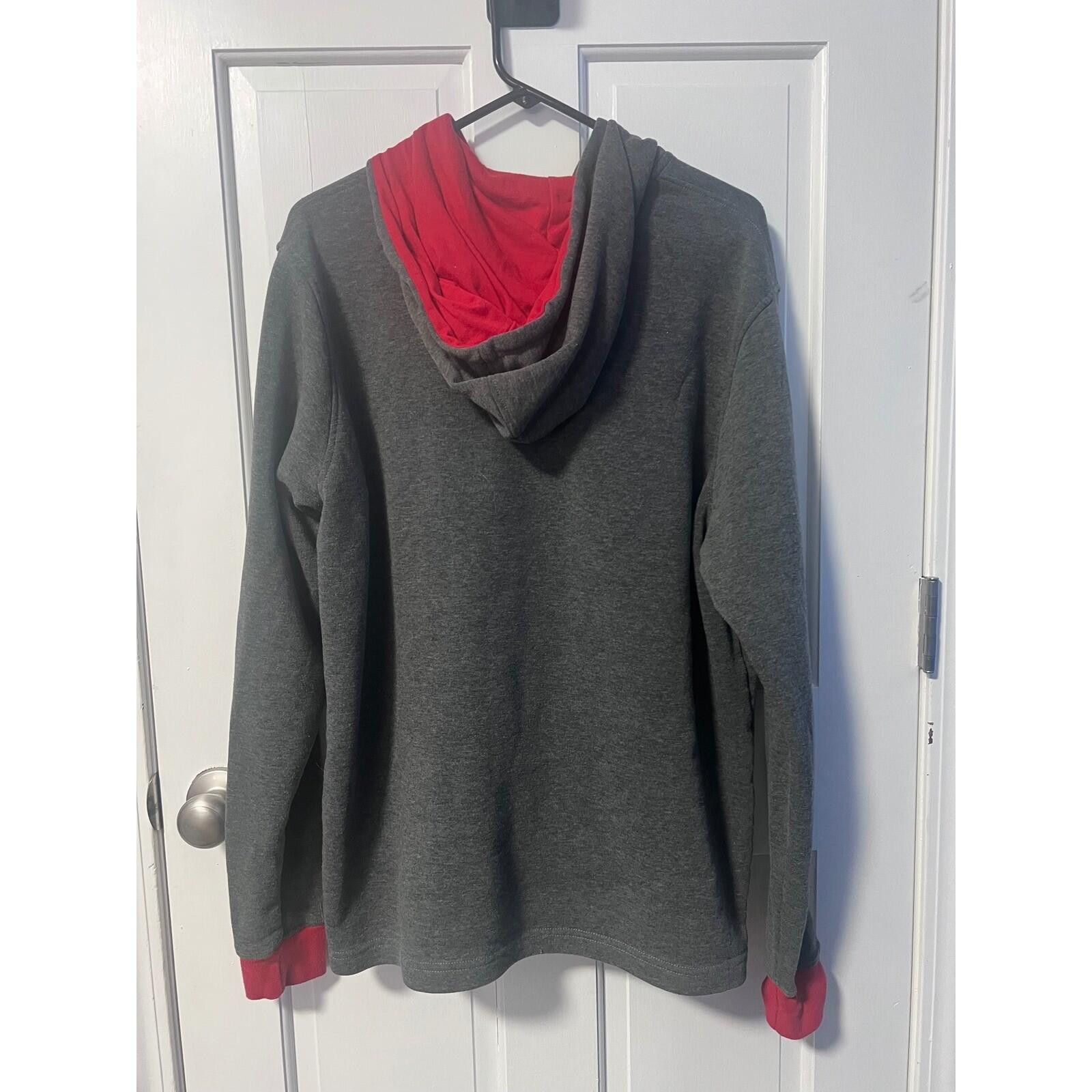 MLB MLB St. Louis Cardinals Zip Hoodie Adult XL Gray Red Graphic Size US XL / EU 56 / 4 - 5 Thumbnail