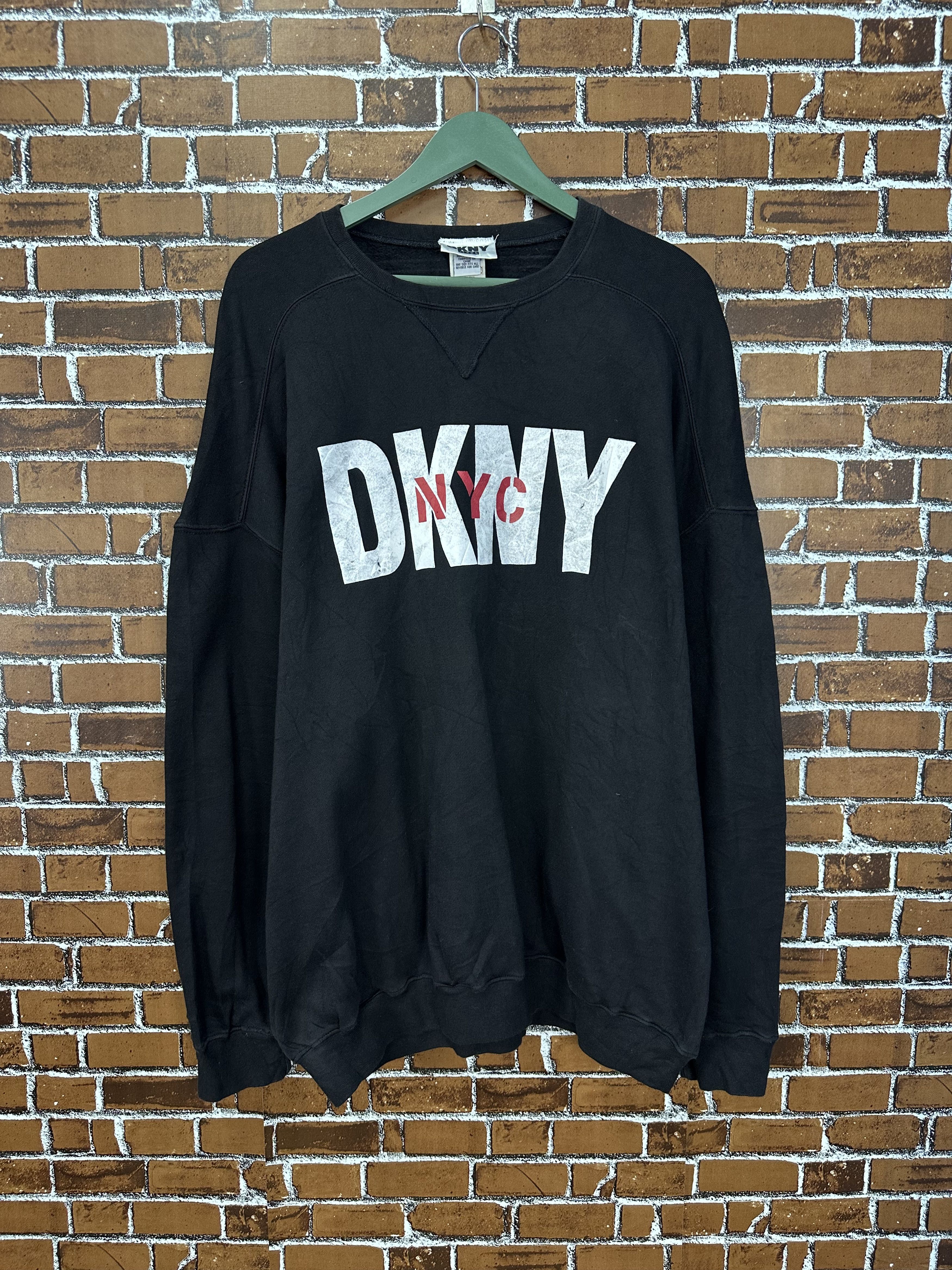 DKNY Vintage 90s DKNY New York City XXL Sweatshirt Z449 Size US XL / EU 56 / 4 - 1 Thumbnail