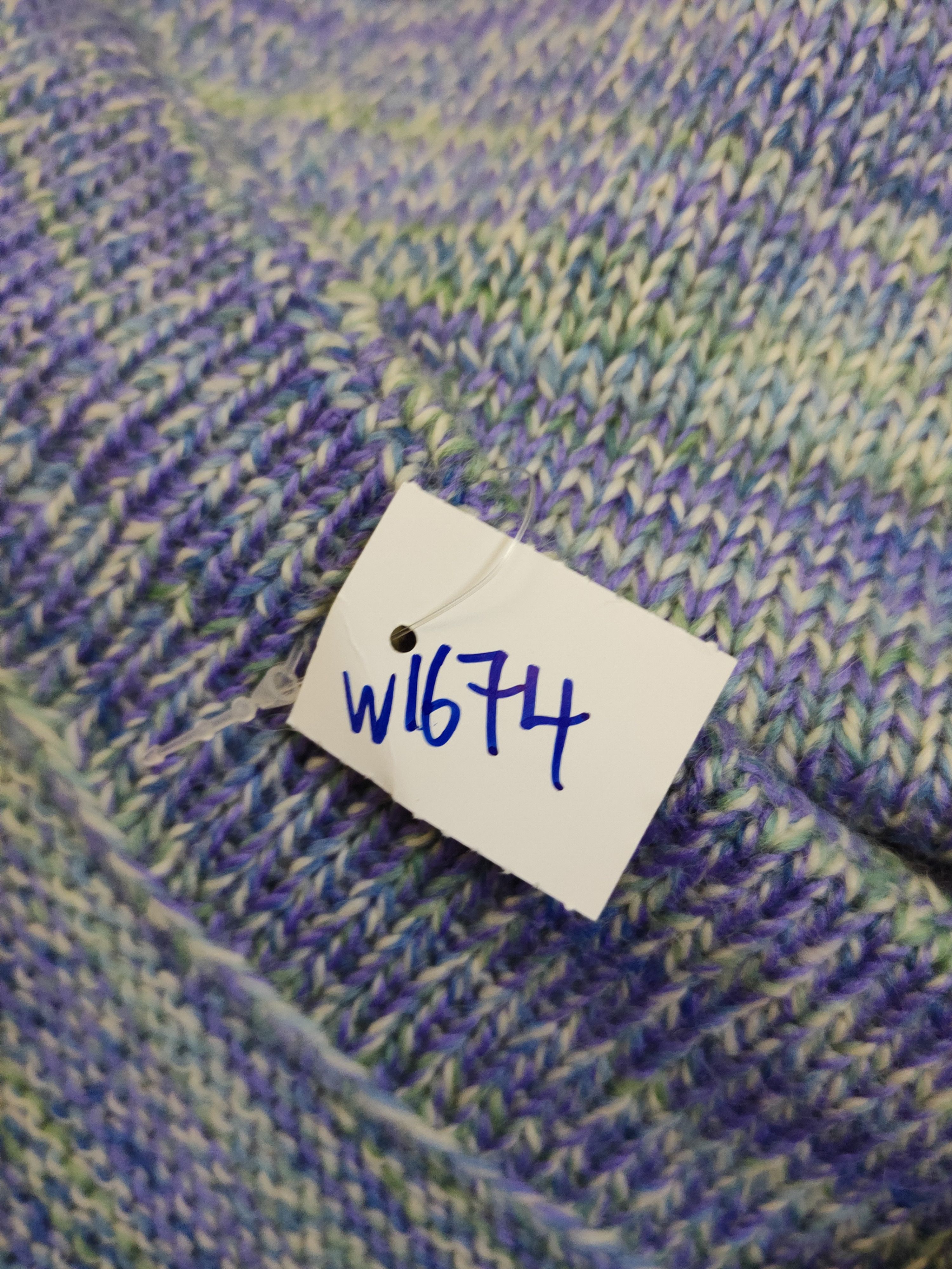 Homespun Knitwear × Japanese Brand Japan vintage kimono Purple Knitwear Cardigan #W1674 Size S / US 4 / IT 40 - 11 Thumbnail