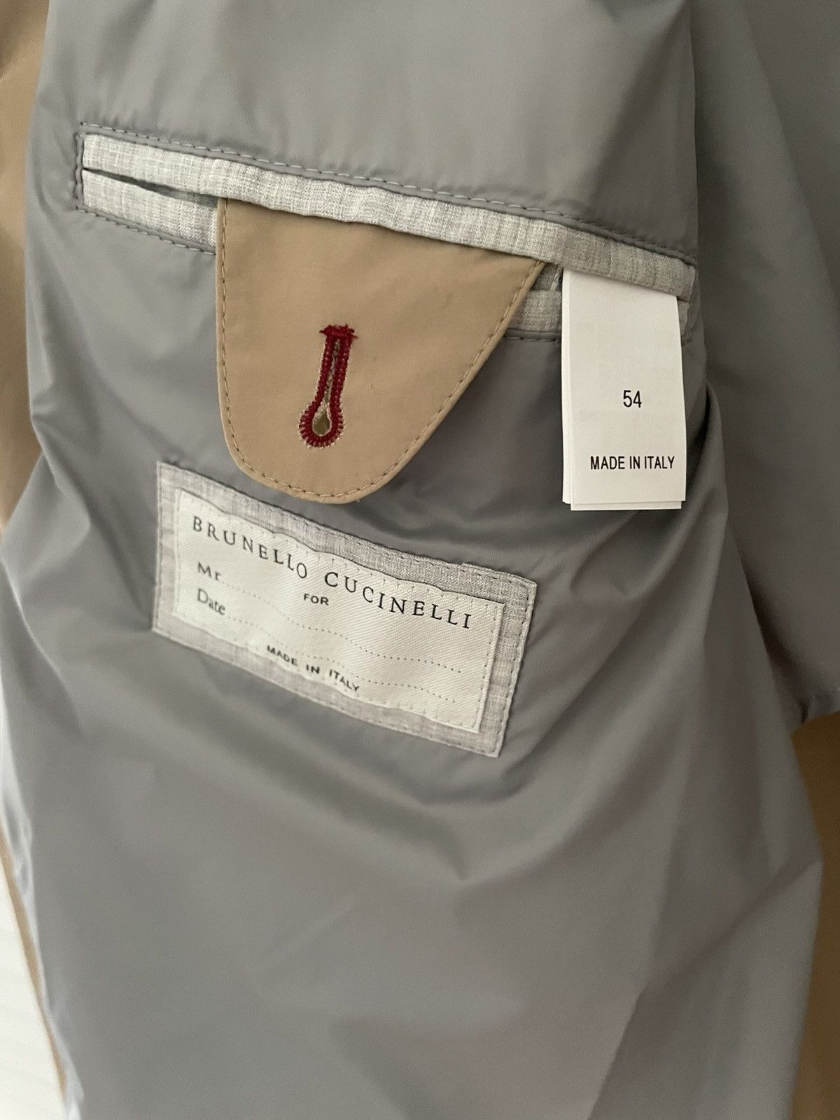 Brunello Cucinelli Camel Trench Coat Size US L / EU 52-54 / 3 - 14 Thumbnail
