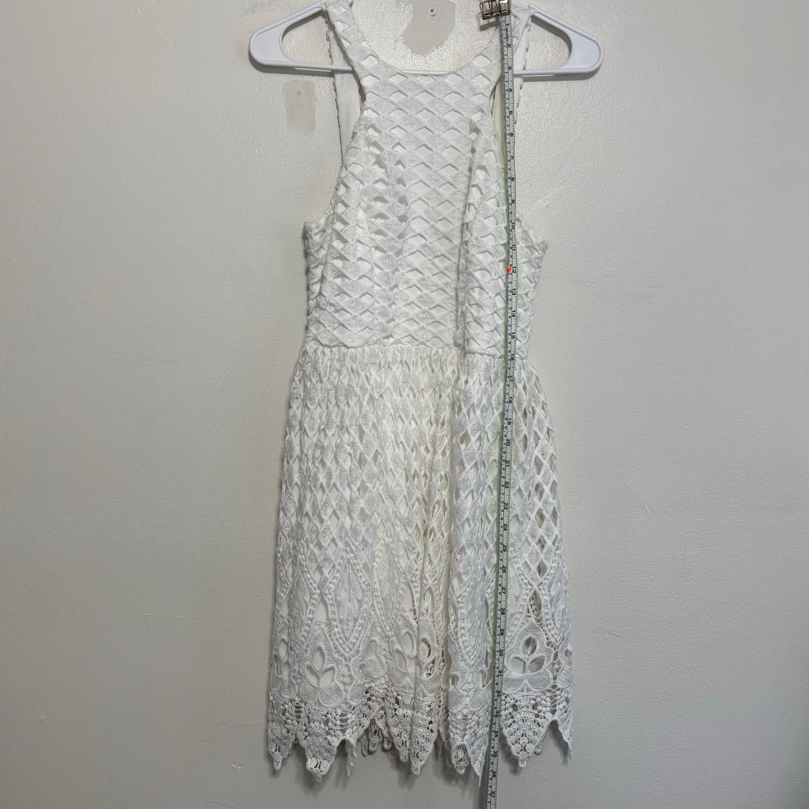 Other City Studio White Lace Sleeveless Dress Size 5 Size S / US 4 / IT 40 - 6 Thumbnail