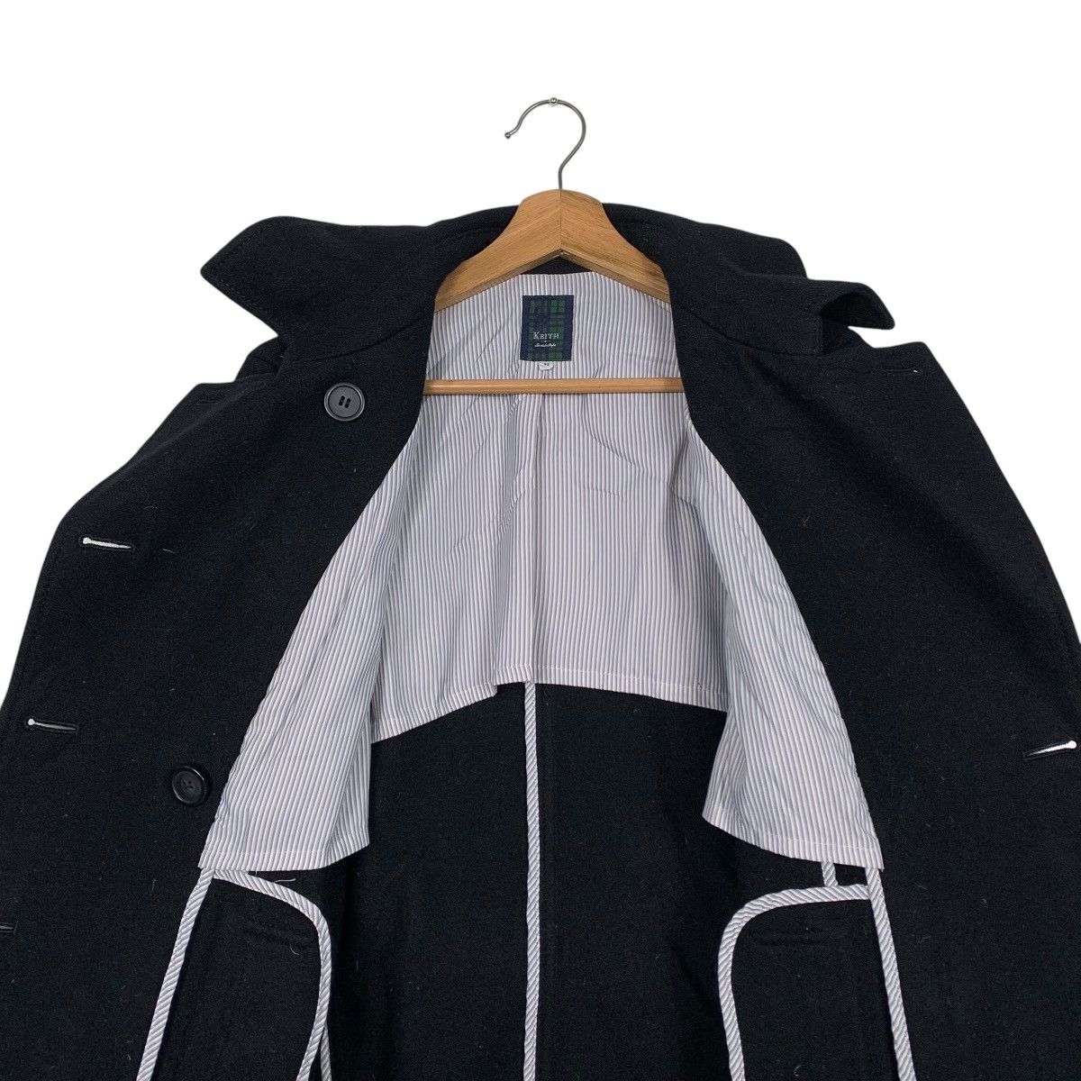 Japanese Brand Keith Double Breasted Wool Jacket Size S / US 4 / IT 40 - 12 Thumbnail
