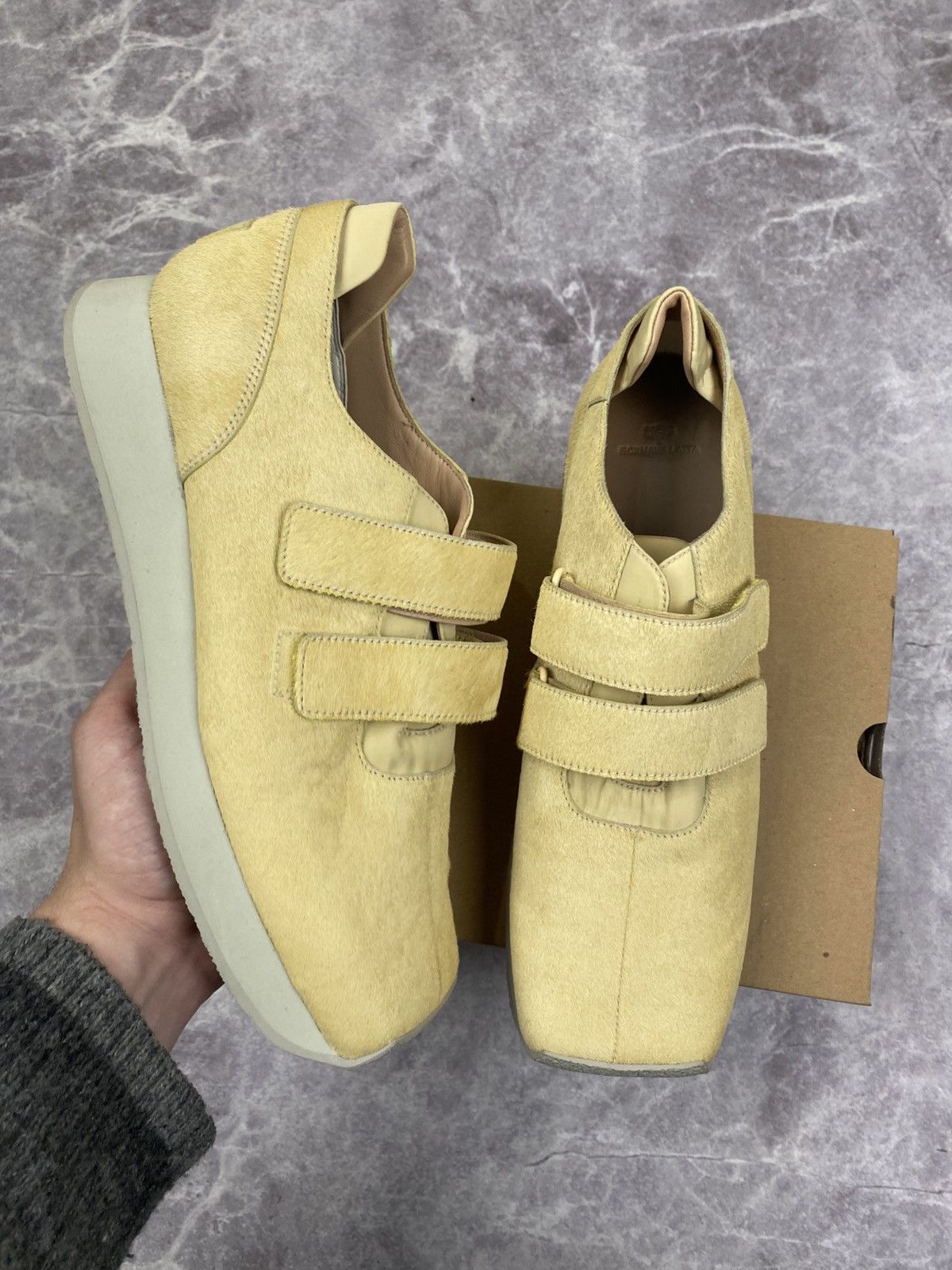 Eckhaus Latta Ugg X Eghaus Latta Square Toe Fur Low Top Sneakers 10.5 Size US 11.5 / EU 44-45 - 1 Thumbnail