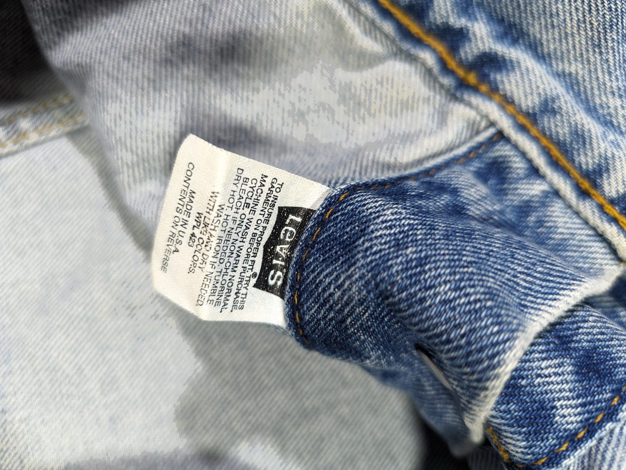 Levi's Vintage Clothing 1996 levis baggy denim jean trucker jacket 527 made in usa Size US M / EU 48-50 / 2 - 9 Thumbnail