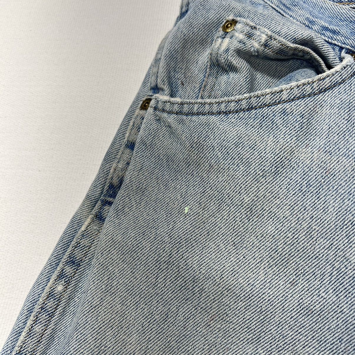 Vintage × Wrangler Wrangler Jeans Blue Straight Ripped Faded Denim Worn Y2K Size US 33 - 9 Thumbnail