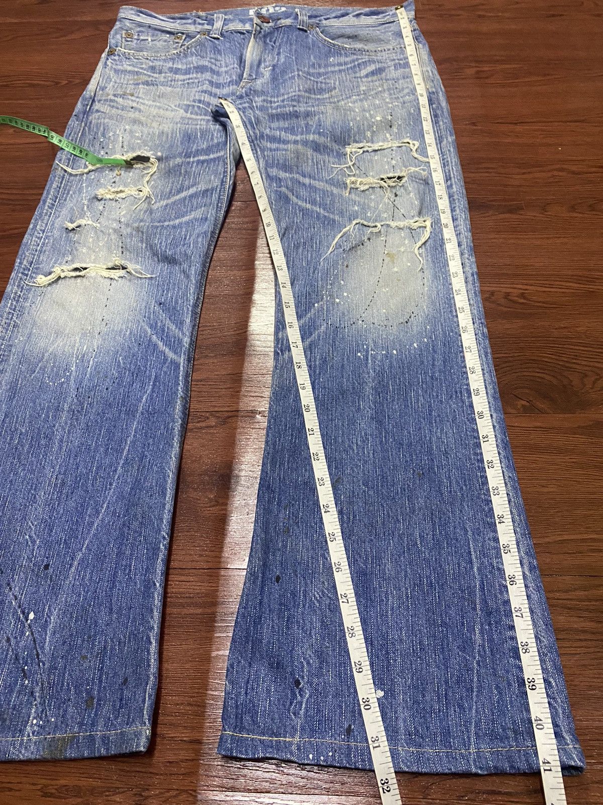Japanese Brand Vintage Japanese Brand Edwin Blue Trip Flare Jeans Size US 37 - 15 Thumbnail