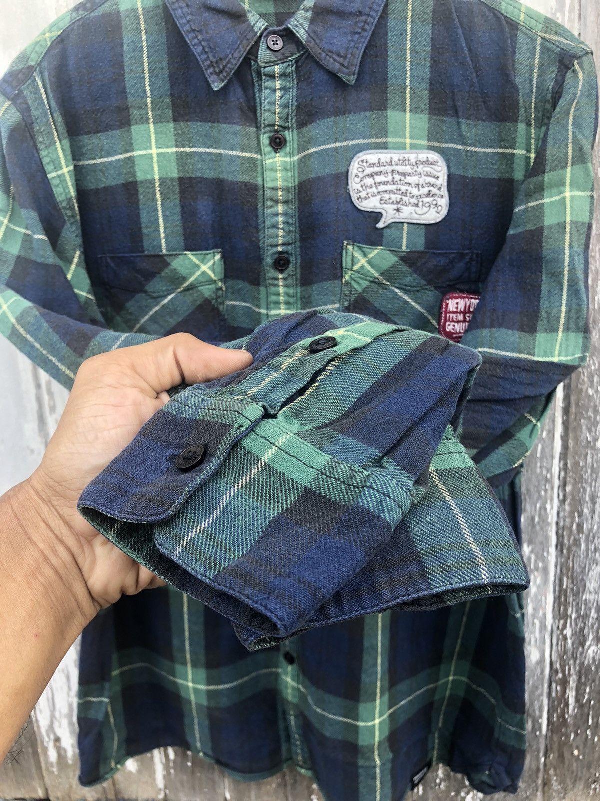 Fubu × Vintage 🔥Vintage Y2K🔥Fubu collection Plaid Flannel Longsleeve Size US XL / EU 56 / 4 - 9 Thumbnail