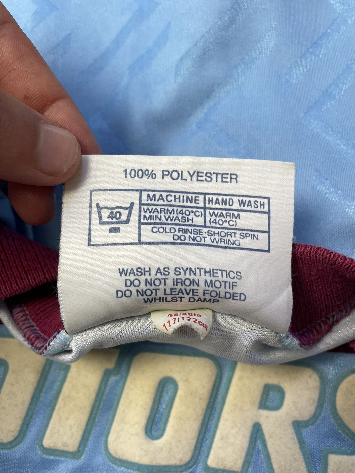 PONY WEST HAM UNITED 1993/1995 AWAY FOOTBALL SHIRT PONY JERSEY Size US XXL / EU 58 / 5 - 7 Thumbnail