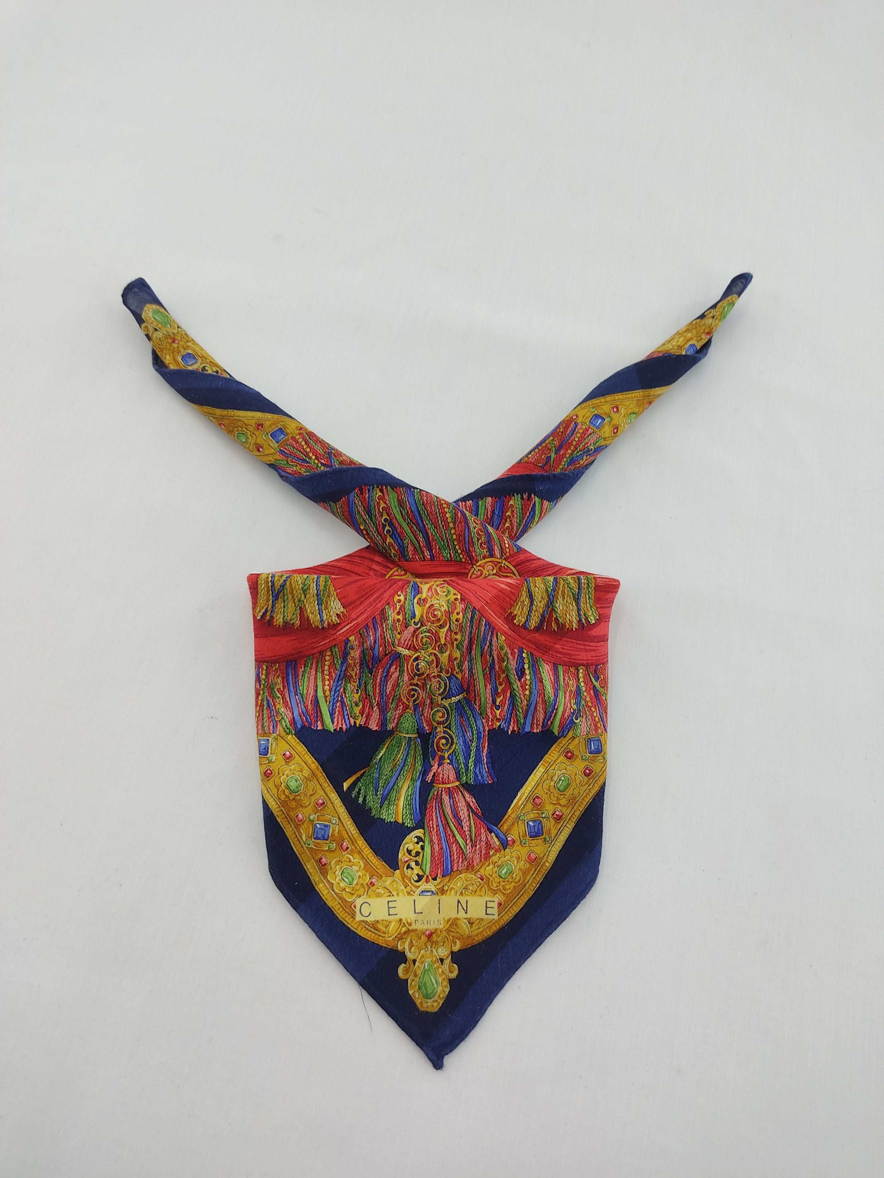 Celine Vintage Celine Handkerchief / Neckwear / Bandana Size ONE SIZE - 2 Thumbnail