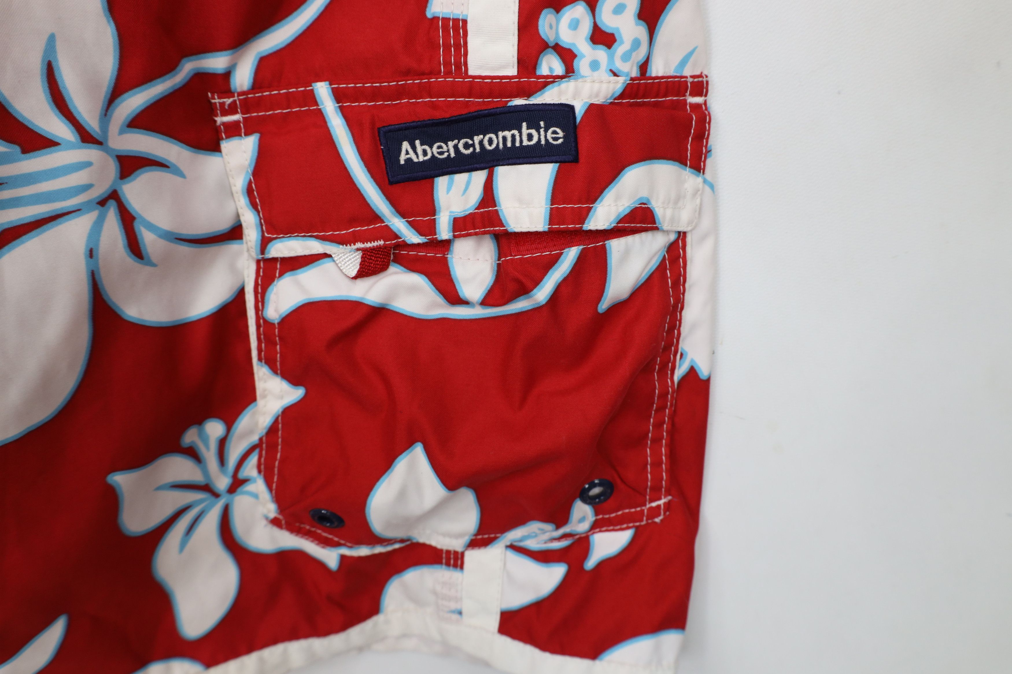 Abercrombie & Fitch × Vintage Vintage Y2K Abercrombie & Fitch Flower Hawaiian Board Shorts Size US 30 / EU 46 - 6 Thumbnail