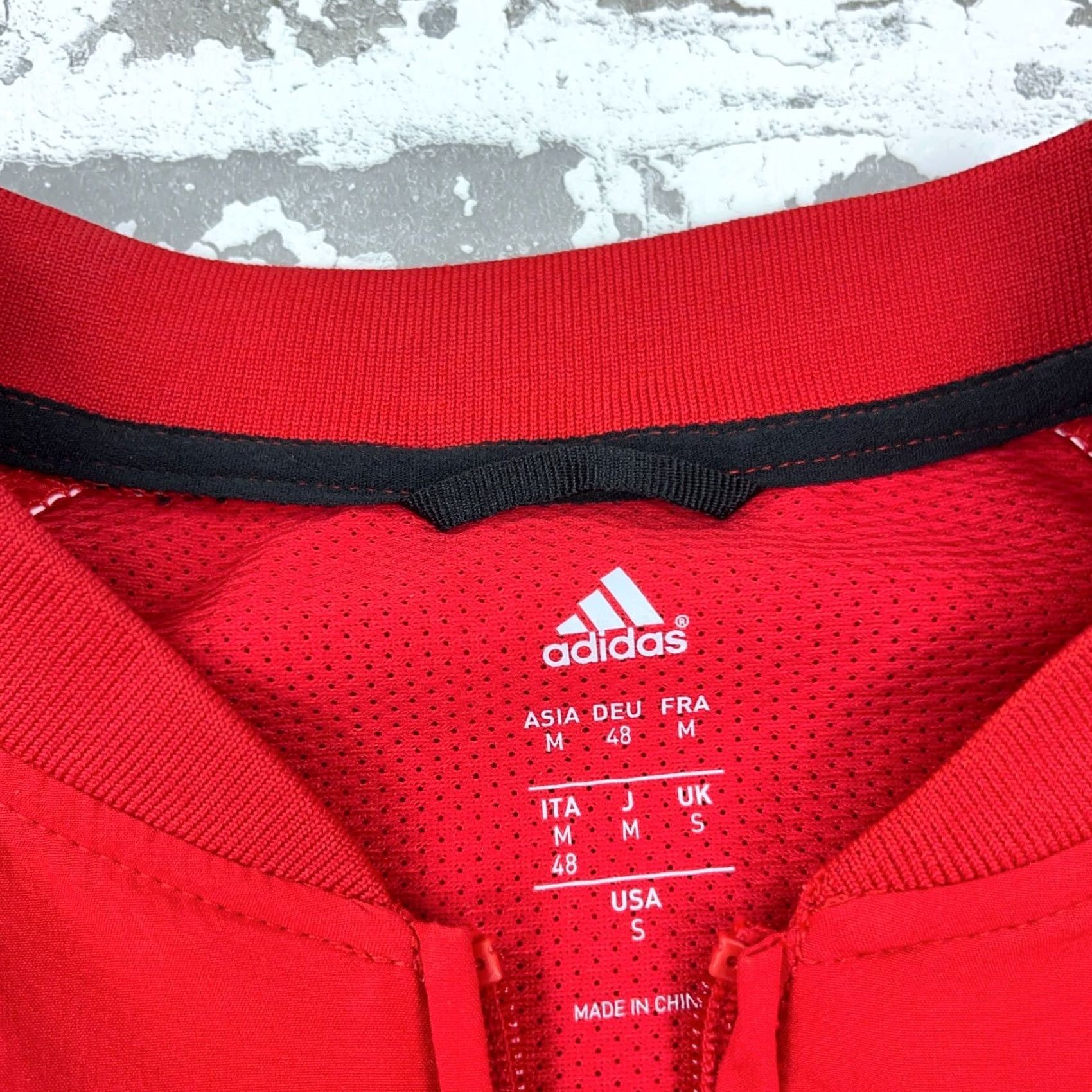 Adidas Adidas Jacket Men Small Red White Pullover Windbreaker Short Sleeve Windshirt Size US S / EU 44-46 / 1 - 3 Thumbnail