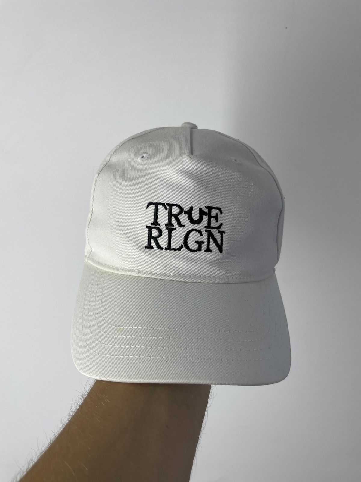 True Religion True Religion White Cap Embroidered logo Hat Size ONE SIZE - 1 Thumbnail