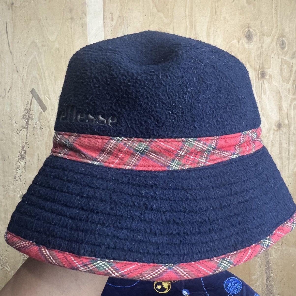 Ellesse × Vintage Hat Bucket Ellesse Fleece Size ONE SIZE - 2 Thumbnail