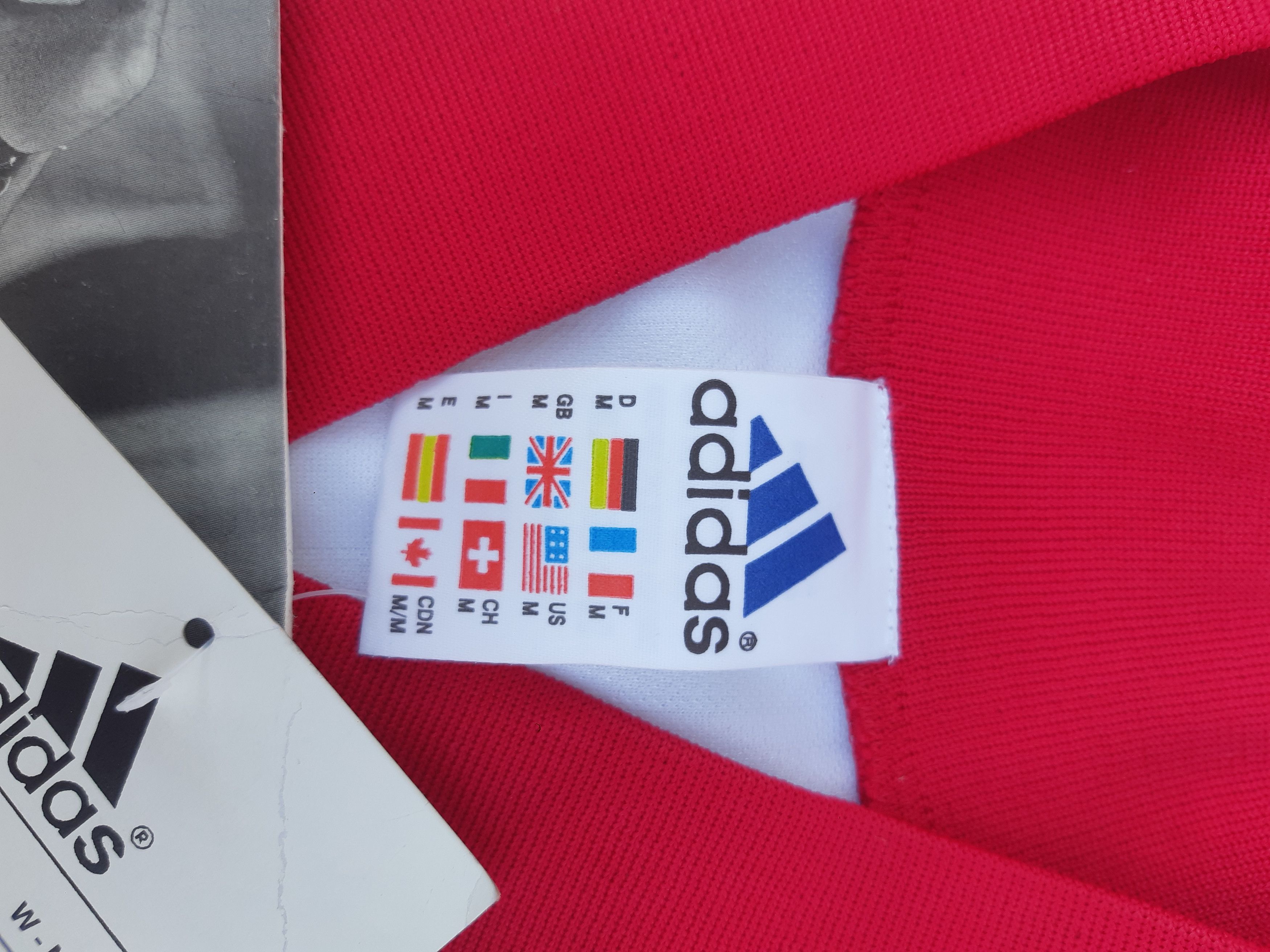Adidas Vintage 90s ADIDAS Soccer Jersey Tunisia size M NWT Size US M / EU 48-50 / 2 - 5 Thumbnail