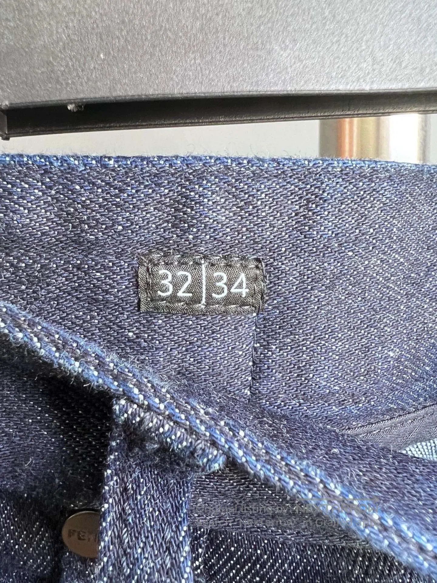 Fendi Fendi Denim Jeans with Puzzle Embroidery. Size US 32 / EU 48 - 6 Thumbnail