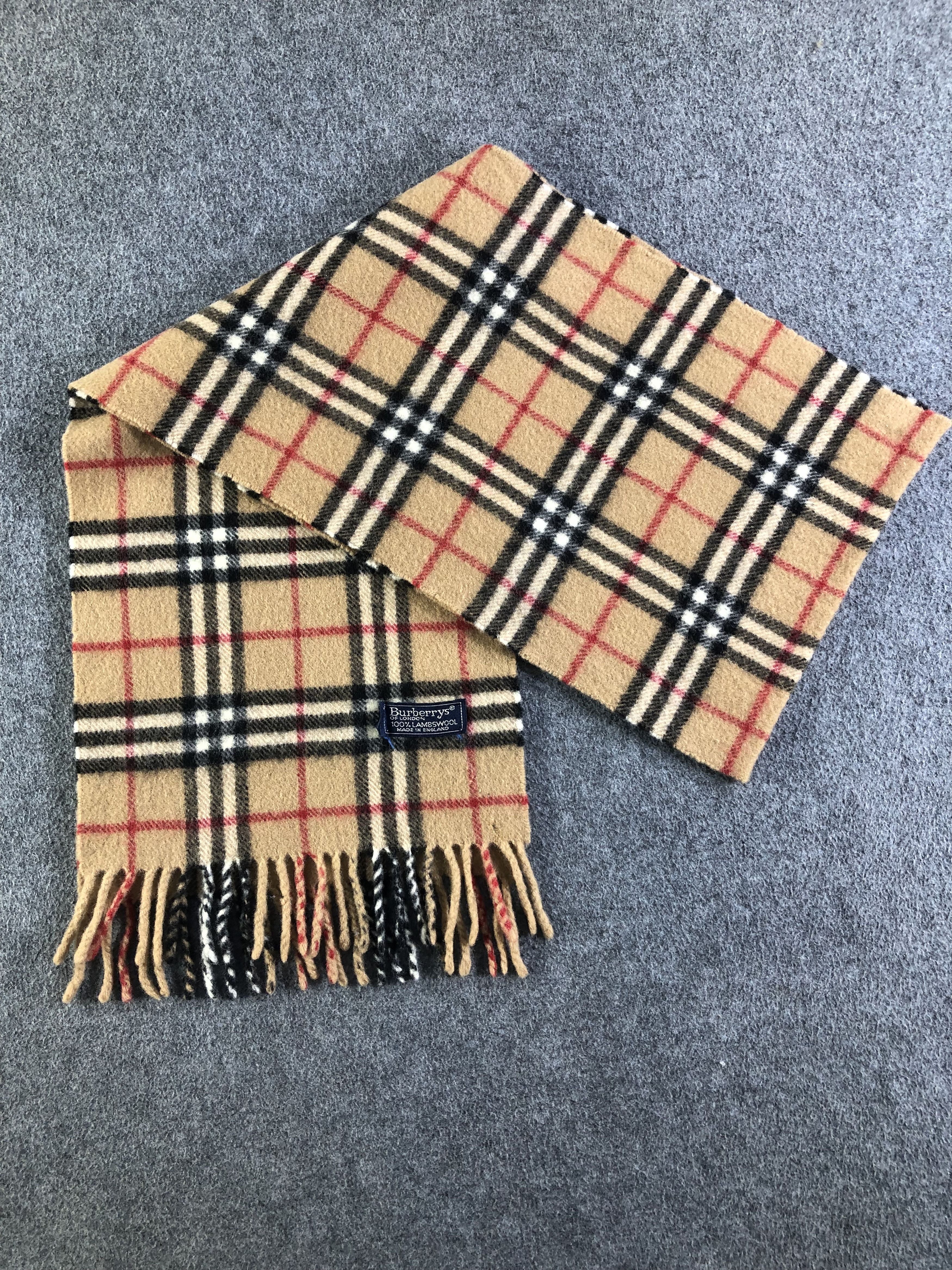 Burberry Burberry Lambswool Scarf / Muffler / Neckwear SS1317 Size ONE SIZE - 5 Thumbnail