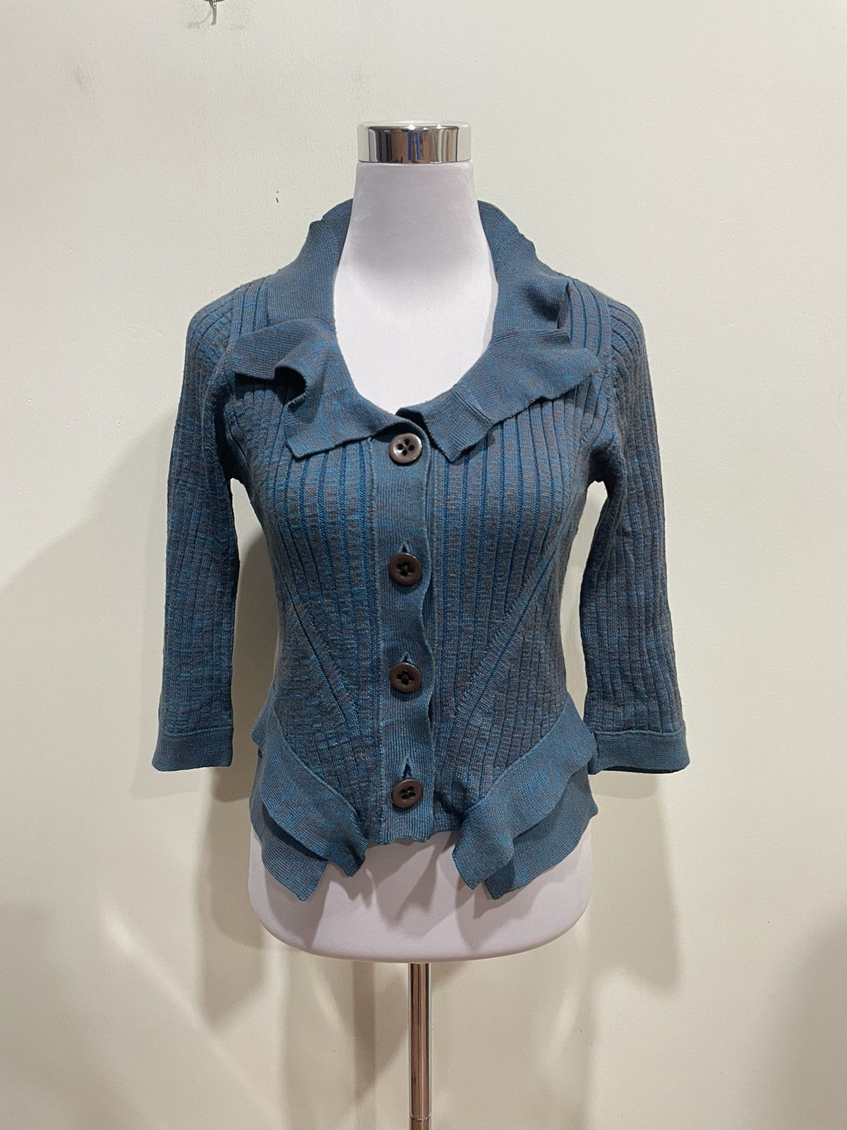 Hiroko Koshino Homme Hiroko Koshino High neck Sweater Size XS / US 0-2 / IT 36-38 - 1 Thumbnail