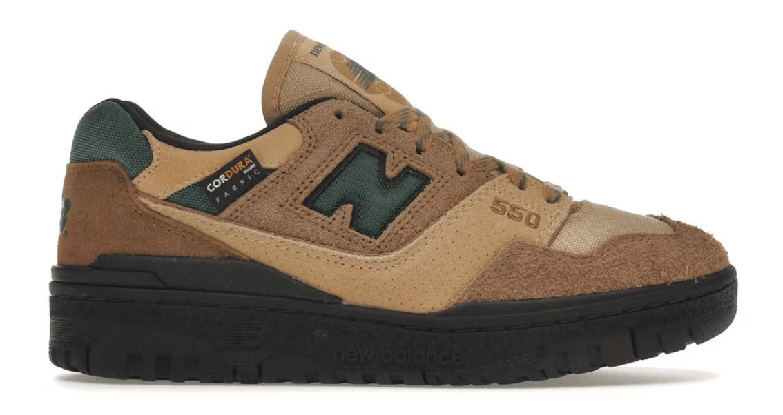 New Balance 550 size? Cordura Pack Light Brown Green Size US 10 / EU 43 - 1 Thumbnail
