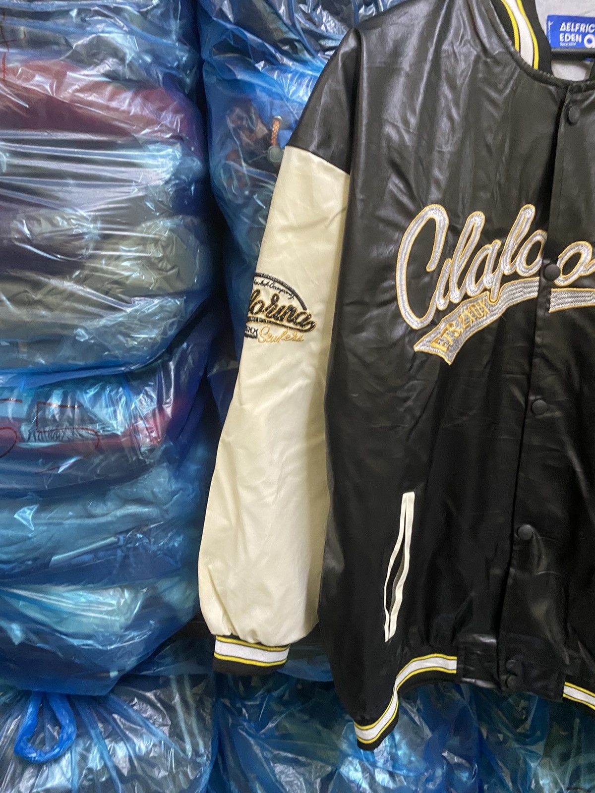 Other Aelfric Eden California Varsity Bomber Jacket Black White Size US M / EU 48-50 / 2 - 5 Thumbnail