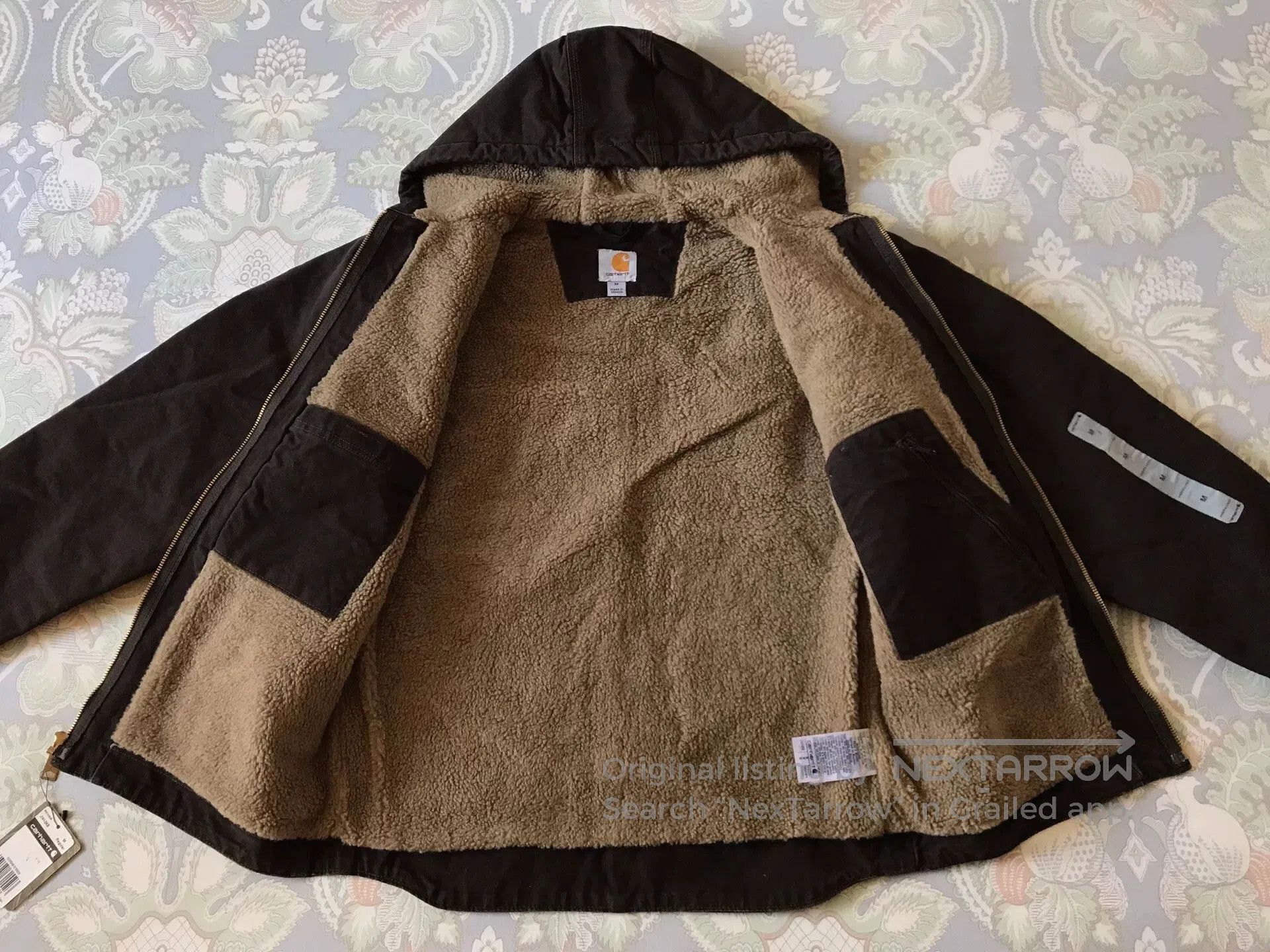 Carhartt Carhartt J141 DKB Hooded Work Jacket. Size US M / EU 48-50 / 2 - 3 Thumbnail