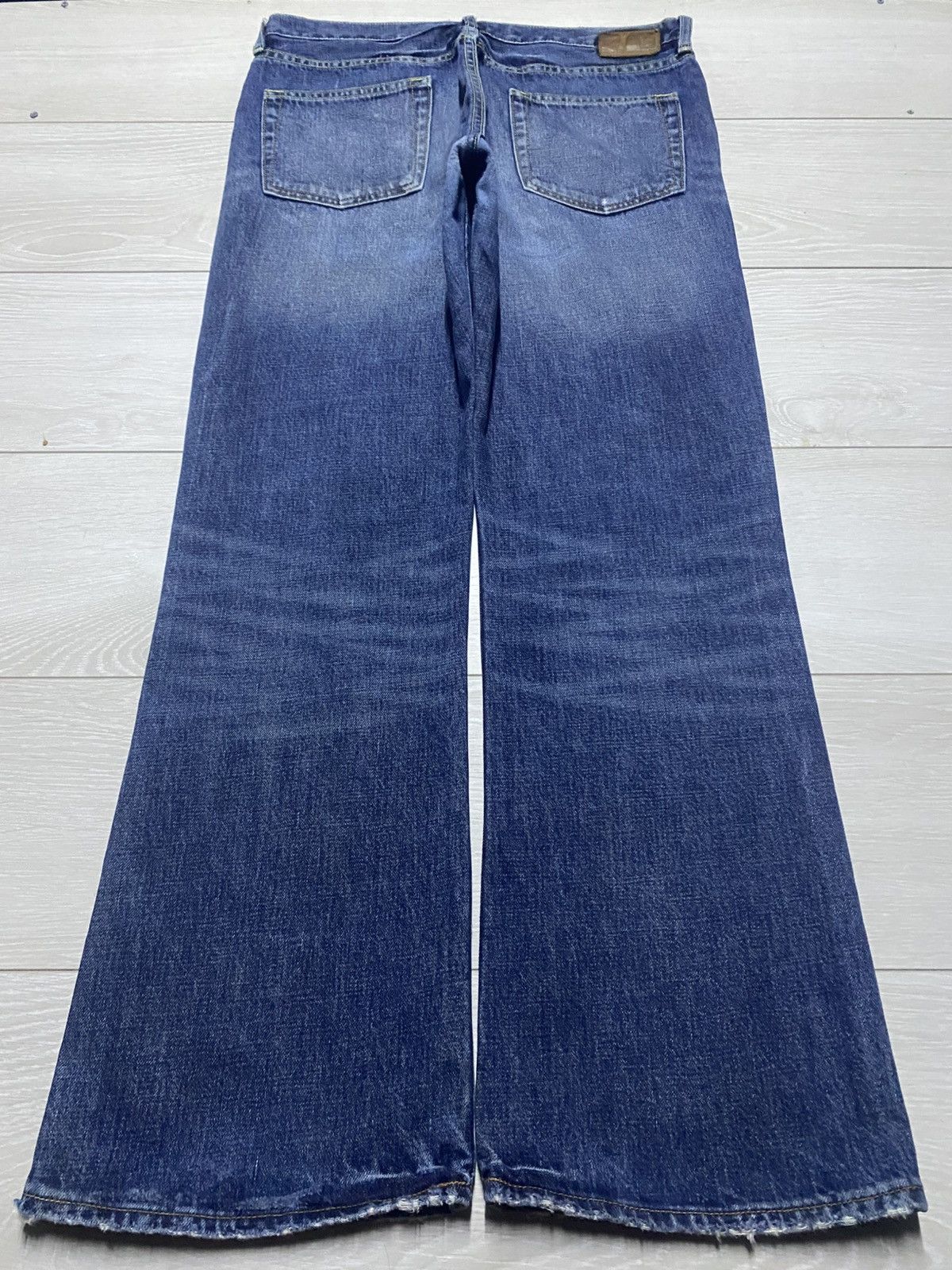 Dapper Dan × Gap Vintage Gap Denim Faded Wash Flare Bootcut Jeans Size US 34 / EU 50 - 2 Thumbnail