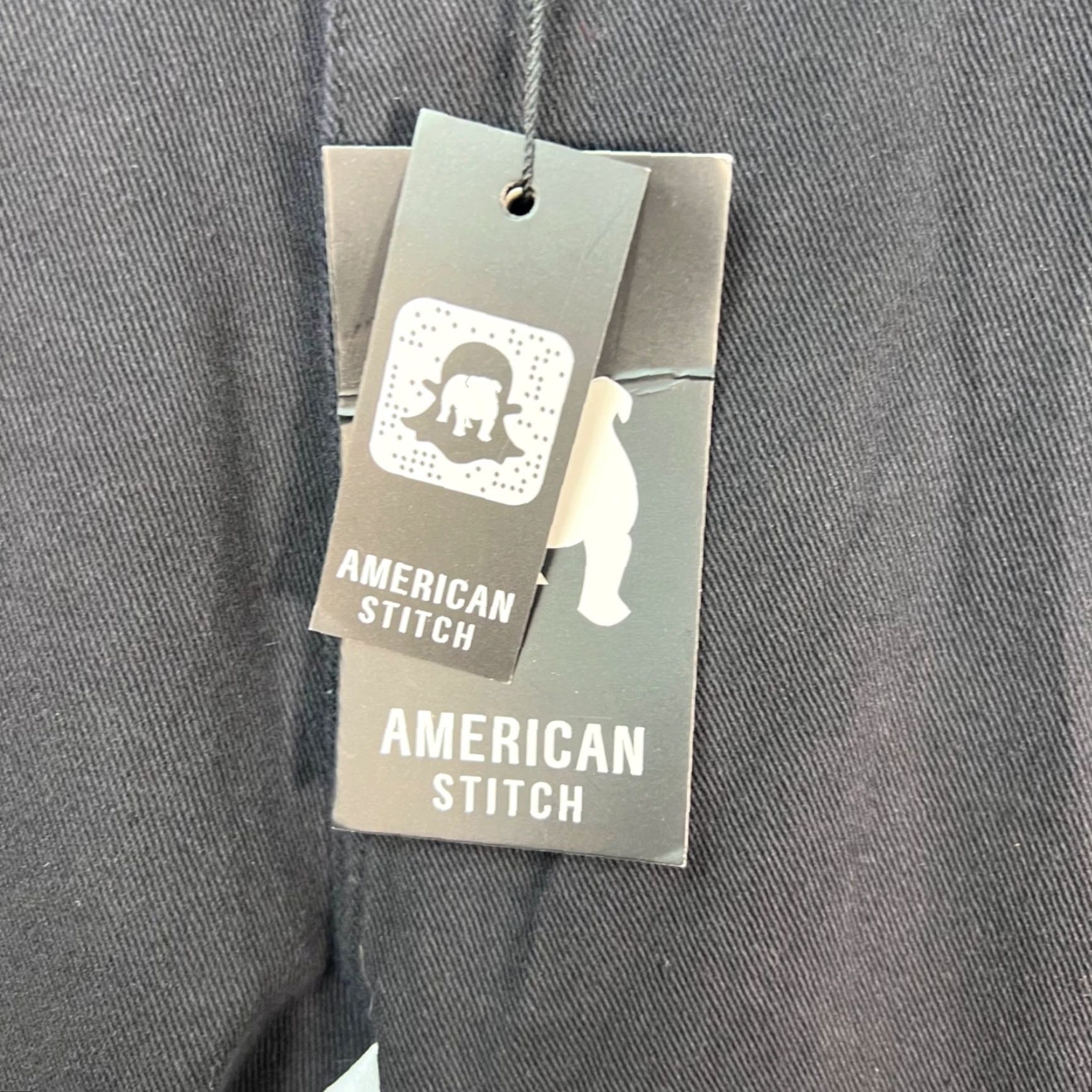 Denime VINTAGE American Stitch Mens XL Black White Side Stripe Skinny Denim Jeans NEW! Size US 36 / EU 52 - 5 Thumbnail