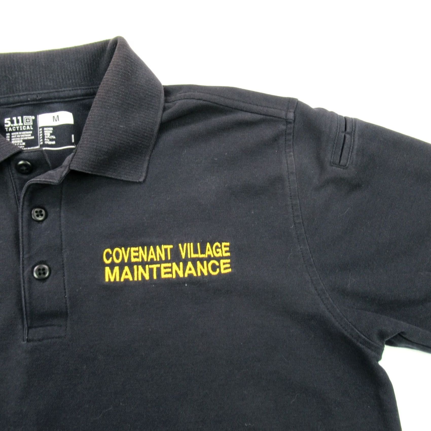Vintage 5.11 Tactical Polo Shirt Mens M Black Golf Polo Short Sleeve Casual Size US M / EU 48-50 / 2 - 2 Thumbnail