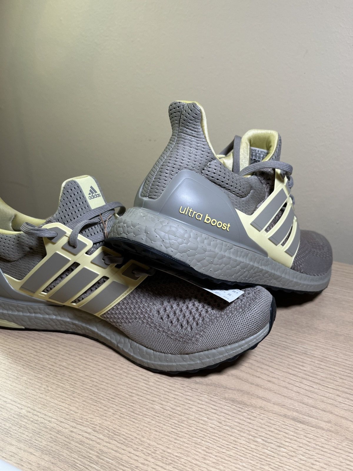 Adidas Adidas UltraBoost 1.0 - "Putty Beige / Powder Yellow" Size US 12 / EU 45 - 1 Thumbnail