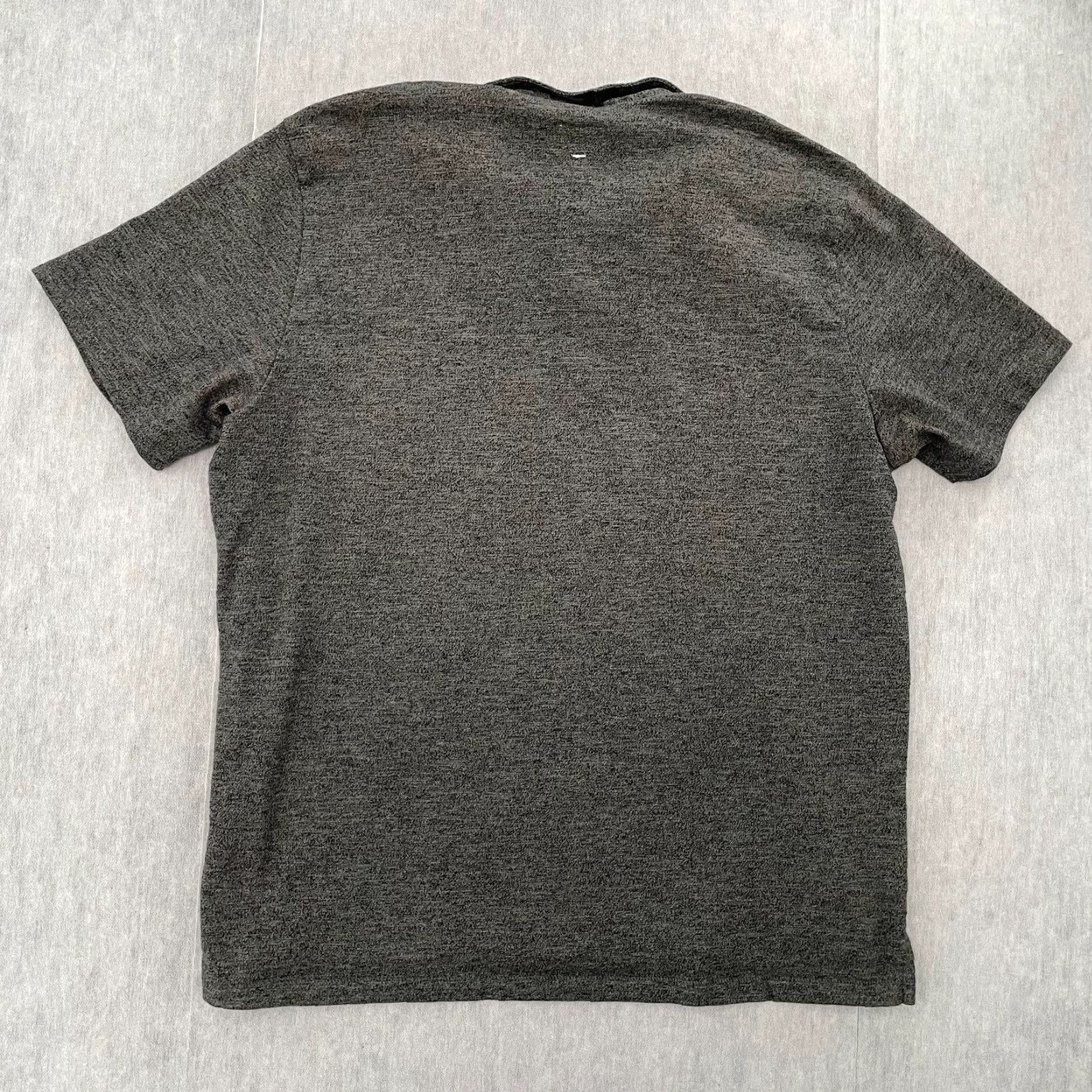 Rag & Bone Rag & Bone Shirt Polo Adult XL Short Sleeve Cotton Blend Mens Logo Button Knit Color Gray Size US XL / EU 56 / 4 - 2 Thumbnail